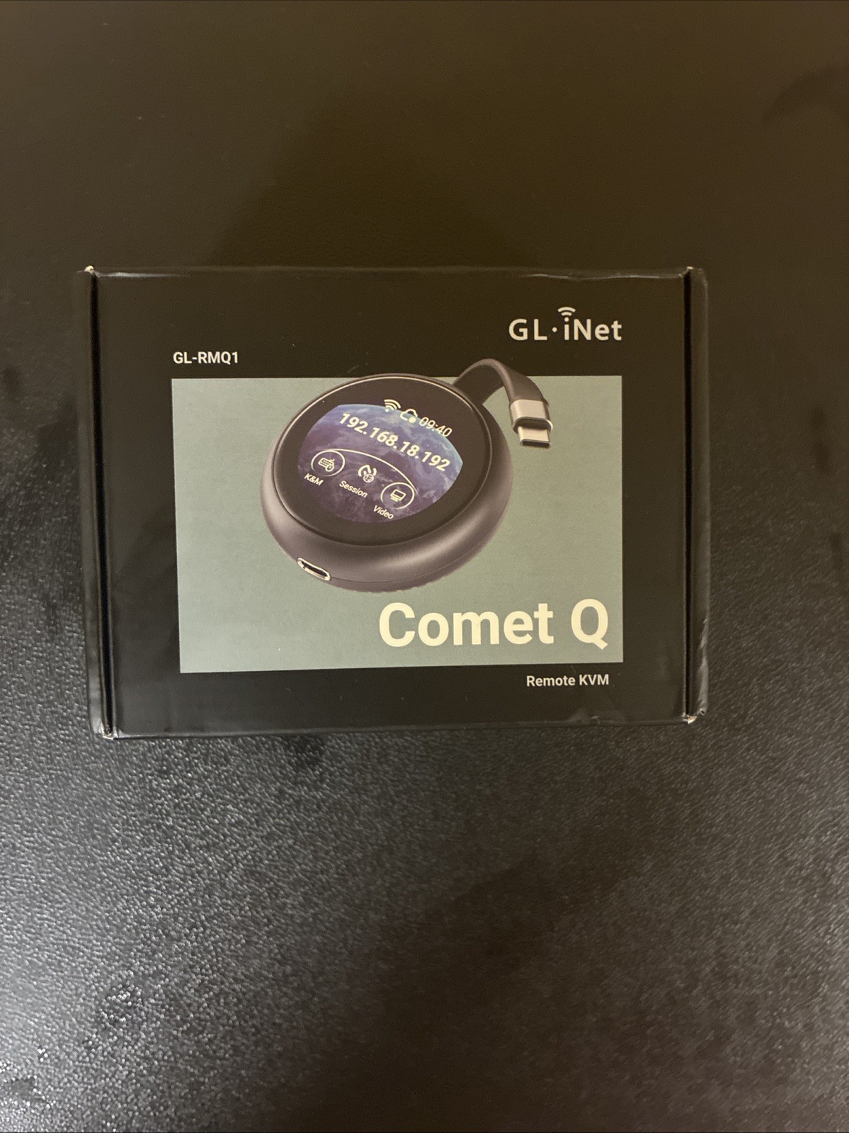 GL.iNet Comet Q GL-RMQ1 Remote KVM over IP USB-C Touchscreen KVM Switch