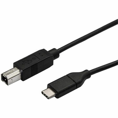 StarTech.com 0.5m USB C to USB B Printer Cable - M/M - USB 2.0 -  USB2CB50CM