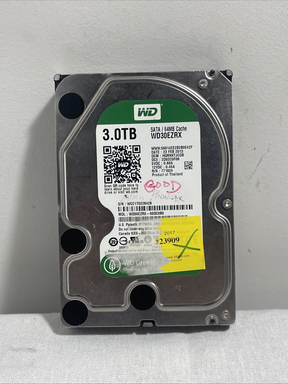 Western Digital WD Green 3TB 3.5" SATA 5400RPM 64MB HDD WD30EZRX