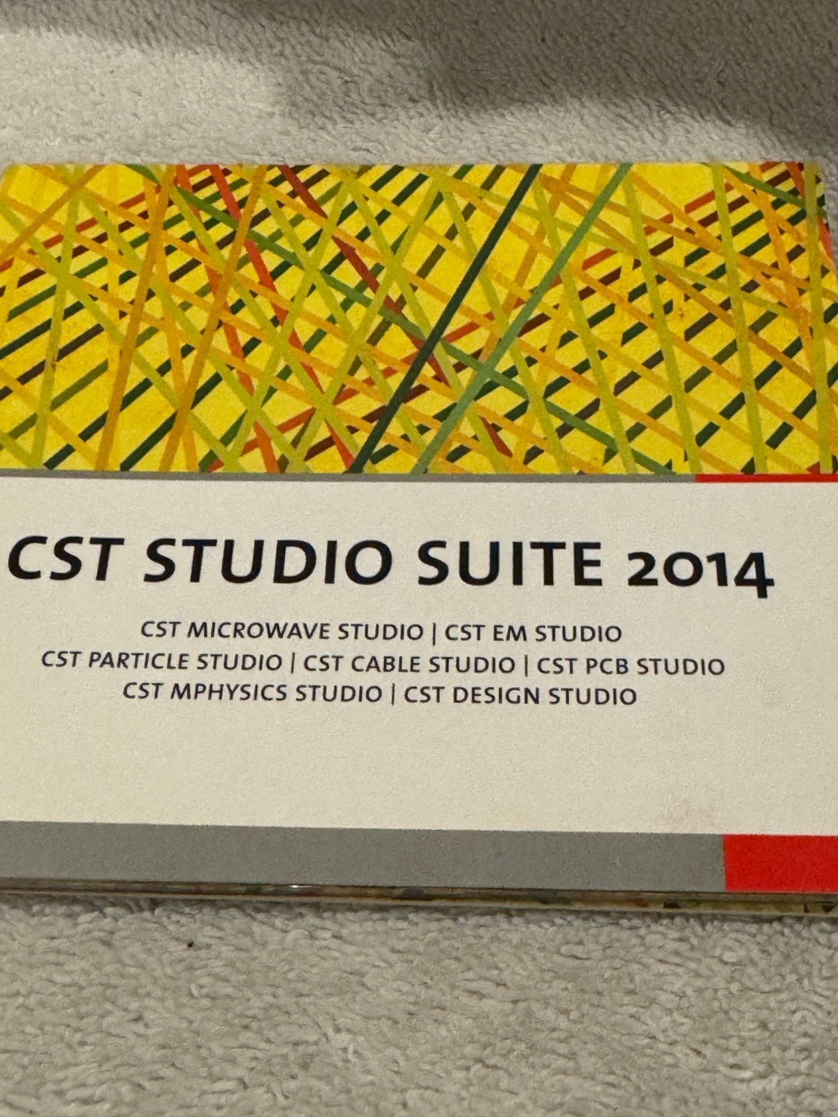 CST STUDIO SUITE 2014 - CD ONLY VERY GOOD CONDITION