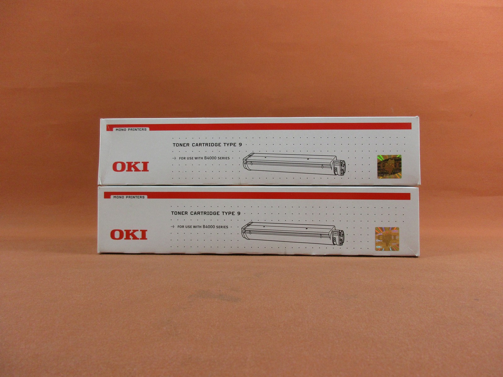 2x Original OKI Toner Type 9 Original Packaging