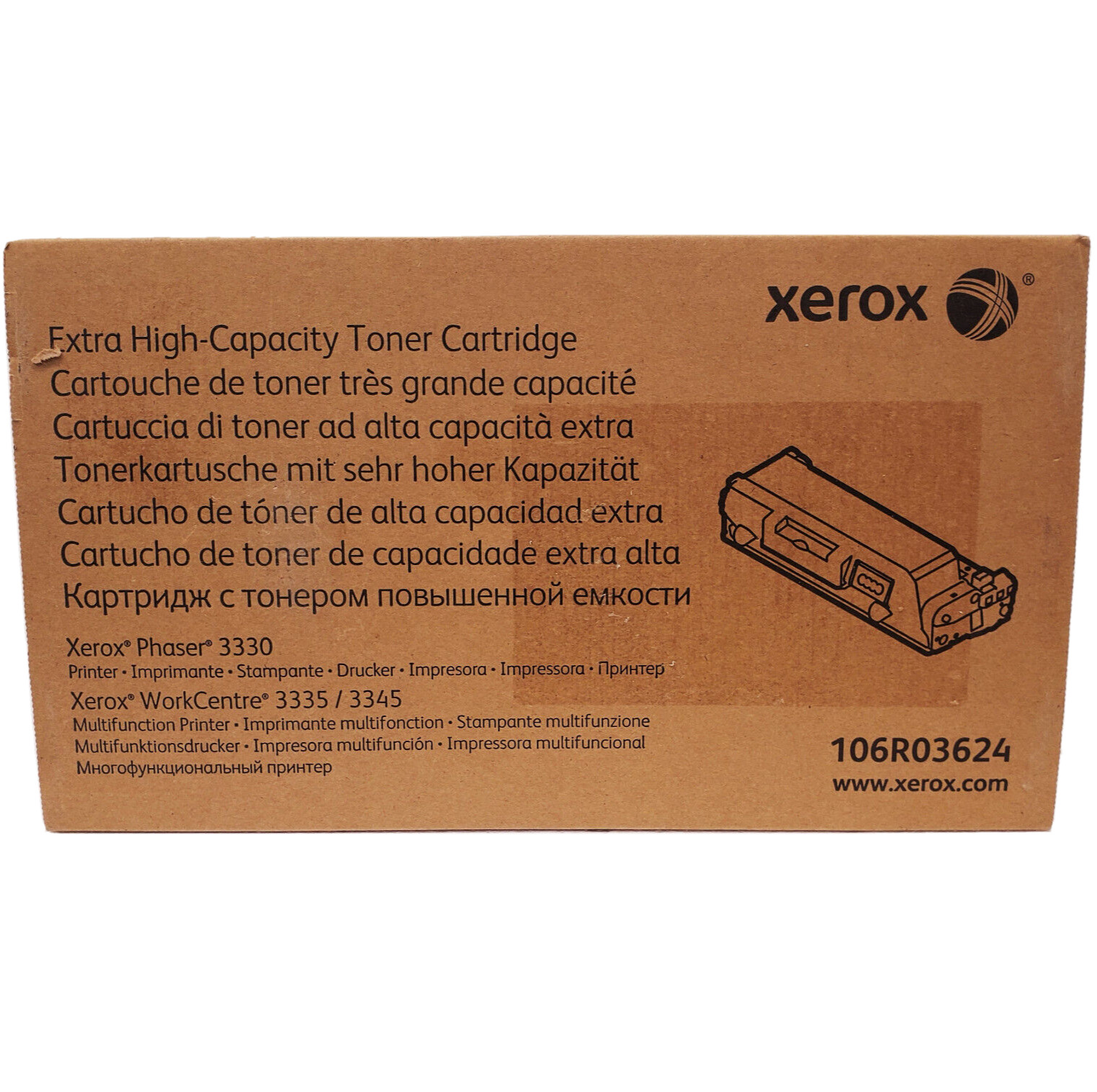 Xerox 106R03624 Extra High-Capacity Cartridge Phaser 3330 WorkCentre 3335 3345
