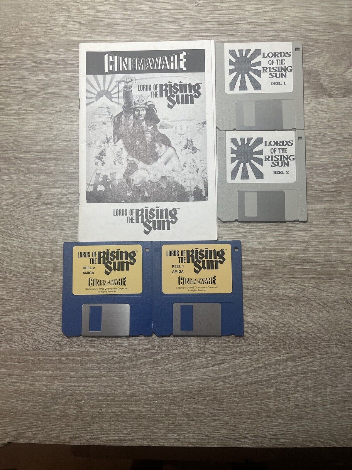 1988 Commodore Amiga Game Lords Of The Rising Sun, by Cinemaware Reel 1 & 2.