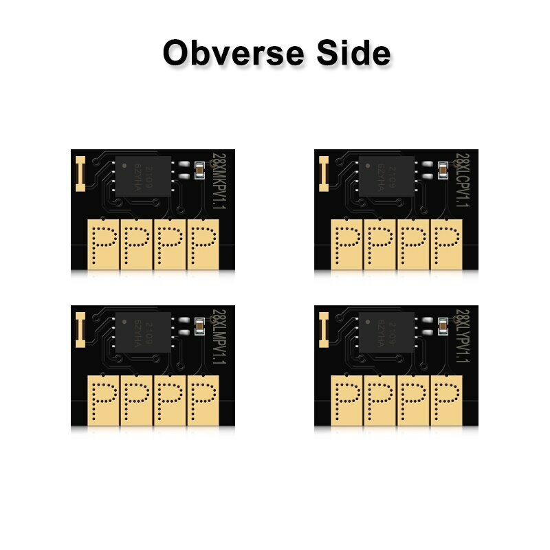 4Pcs 728XL Cartridge Chips Fit HP T730 T830 F9J68A F9J67A F9K17A