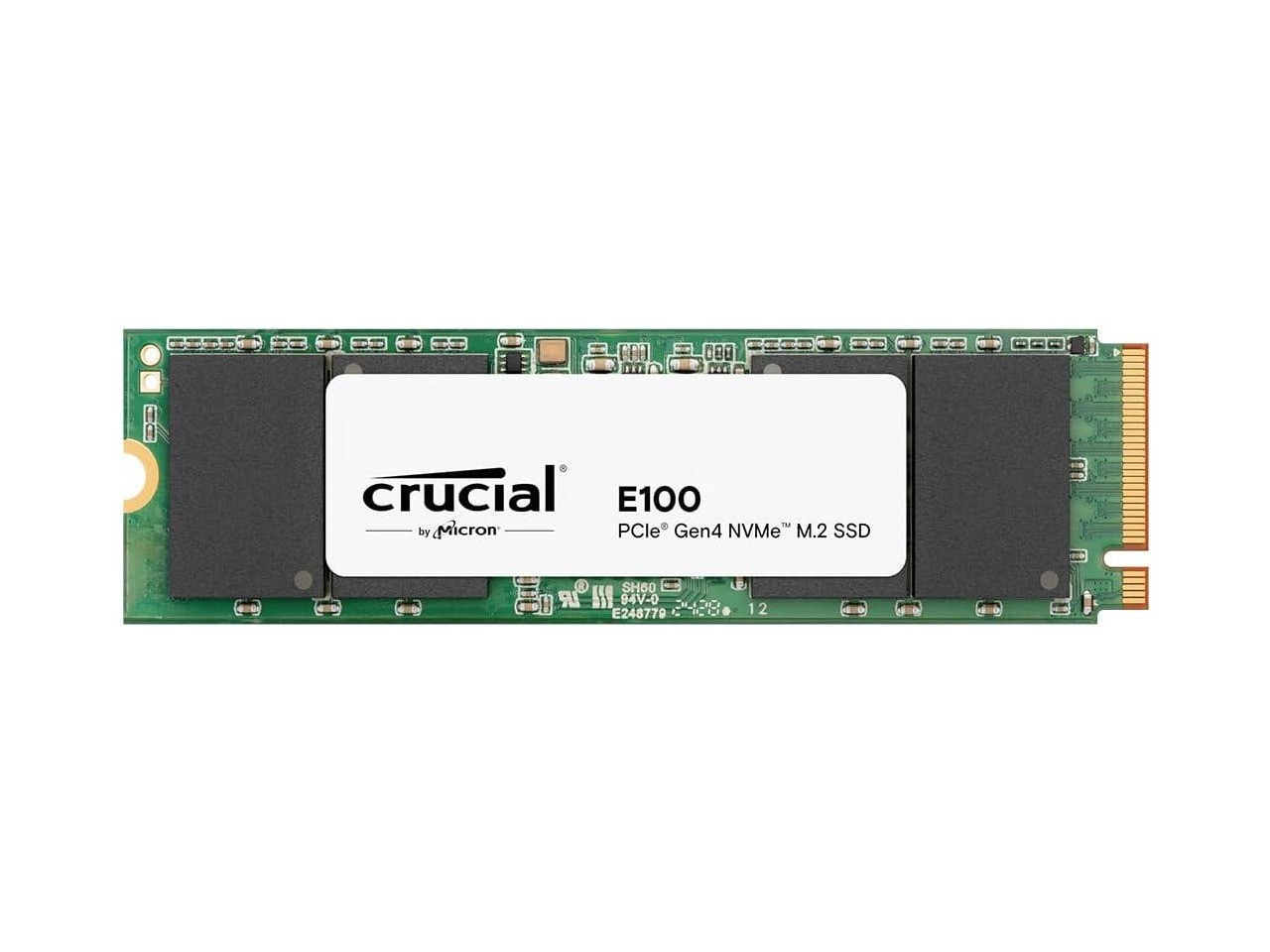 Crucial E100 2TB M.2 2280 NVMe PCI-Express 4.0 x4 PCIe Gen4 Internal SSD - Up to
