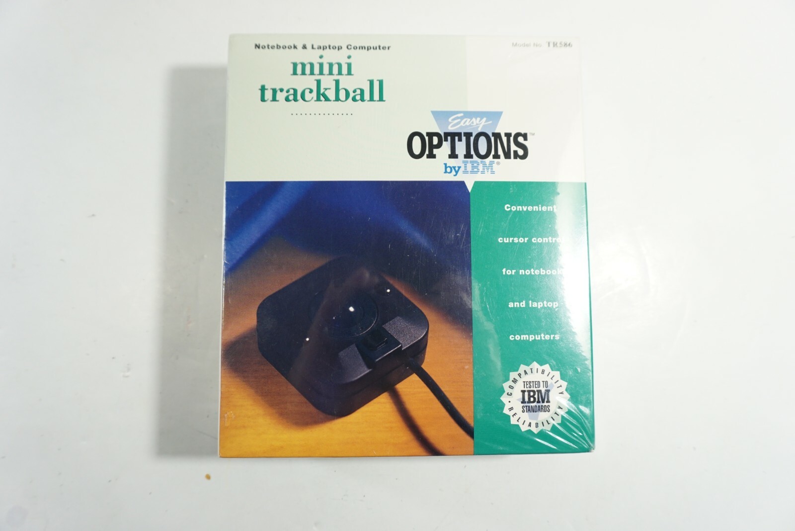 NEW SEALED Easy Options by IBM Notebook and Laptop Computer Mini Trackball TR586
