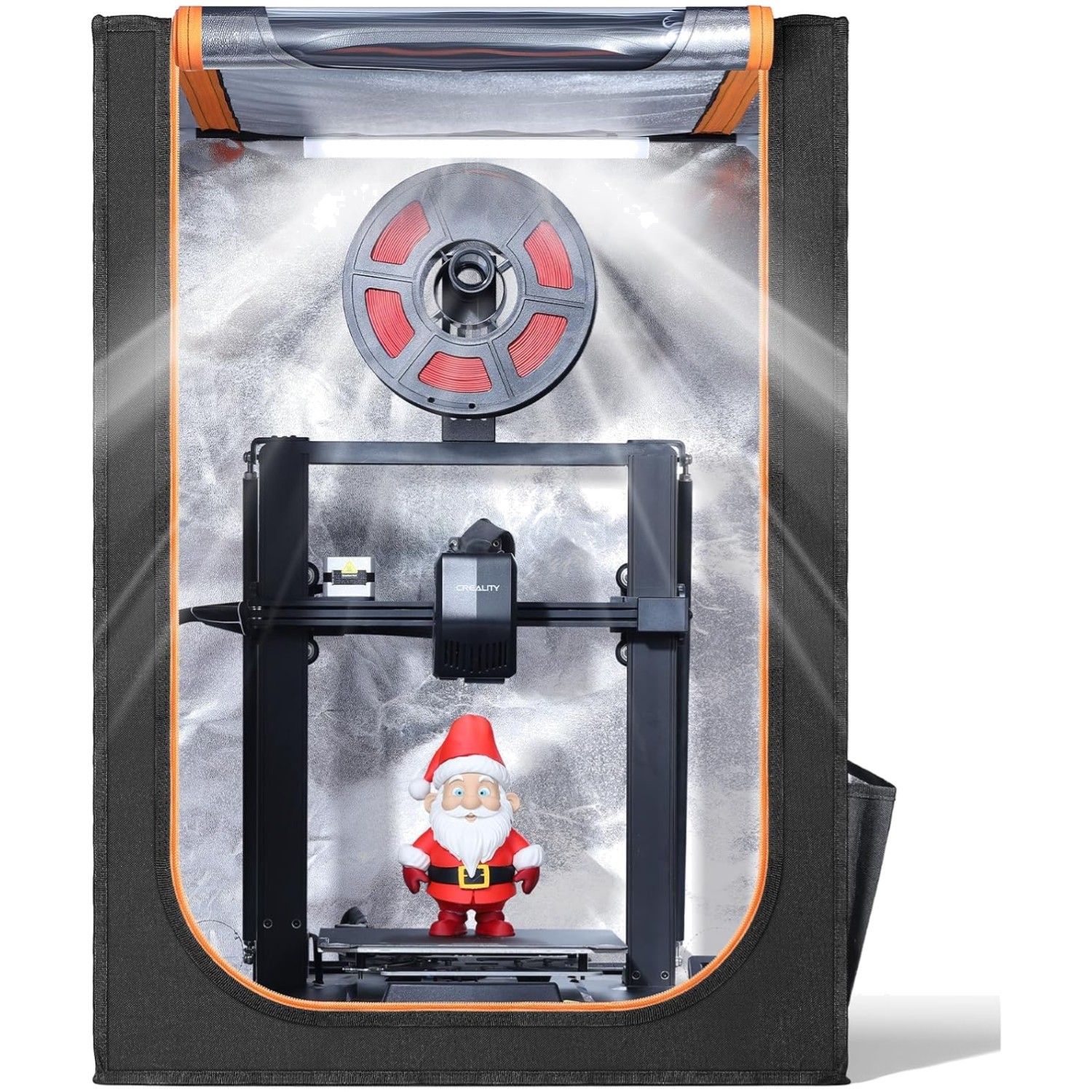 Versatile 3D Printer Tent with LED Light - Dustproof, Fireproof, and Spacious