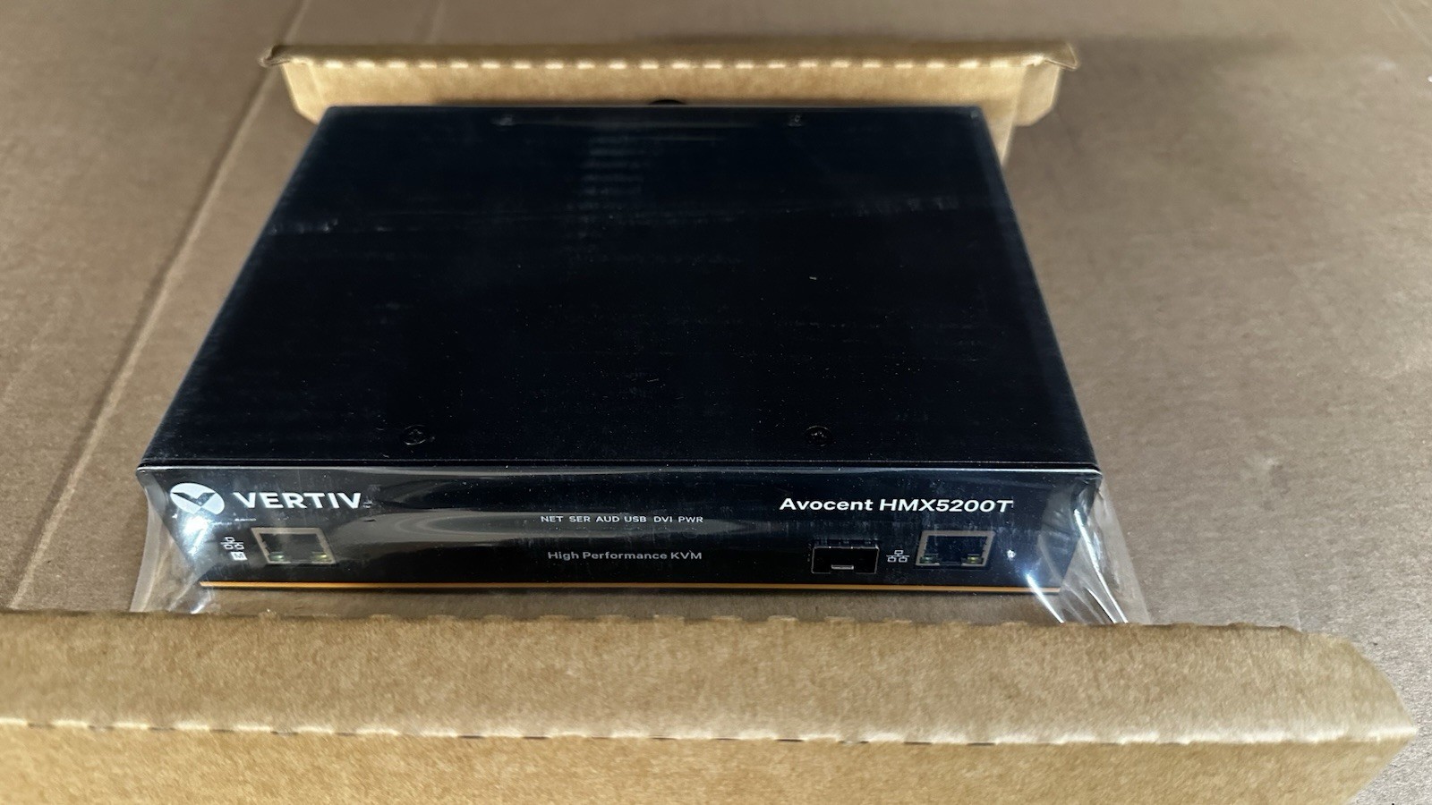 Vertiv Avocent HMX5200T IP KVM USB 2.0 TX Dual DVI-D Audio SFP w/ Power Pack