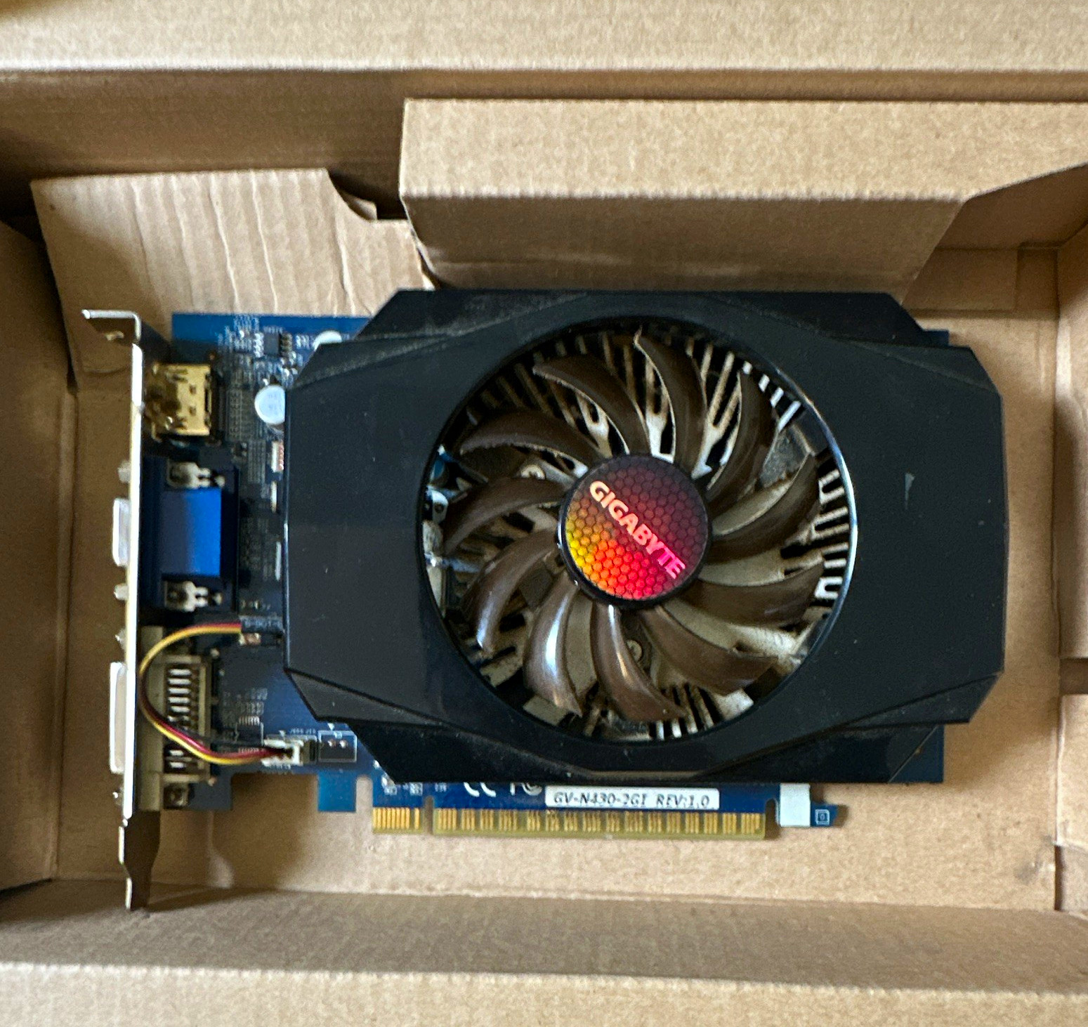 GIGABYTE  GeForce GT 730 PCIe x16 Graphics Card HDMI DVI VGA Fan/Heatsink