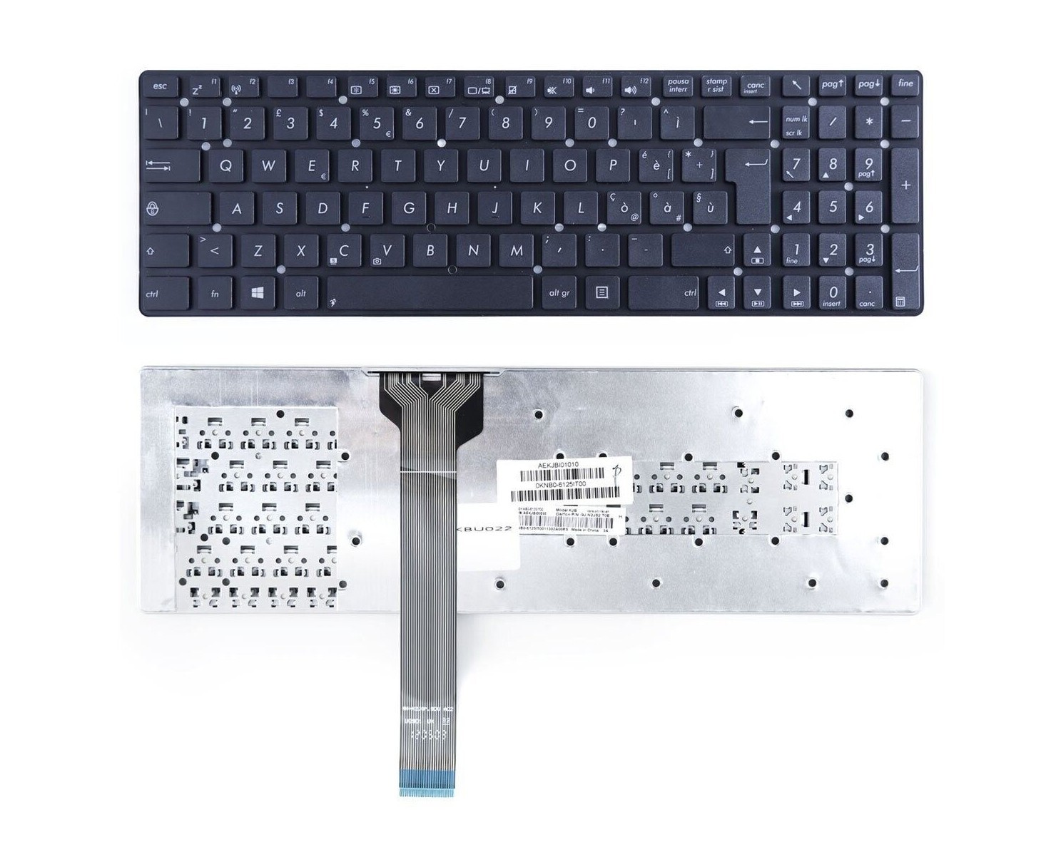 Original Keyboard For ASUS K55V - K55VM - Italian Italy