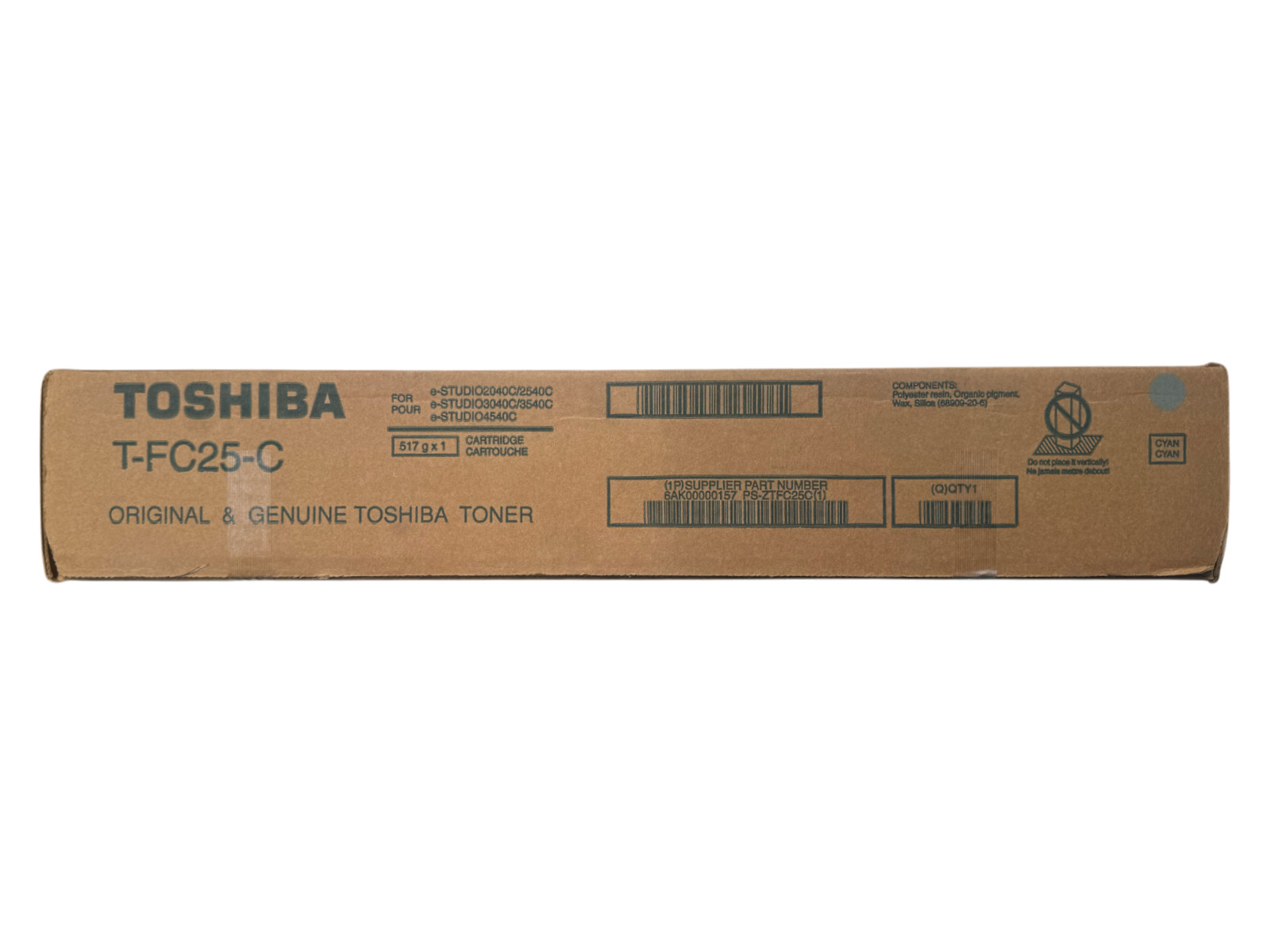 Set of Genuine Toshiba TFC25C Cyan + TFC25M Magenta  Toners