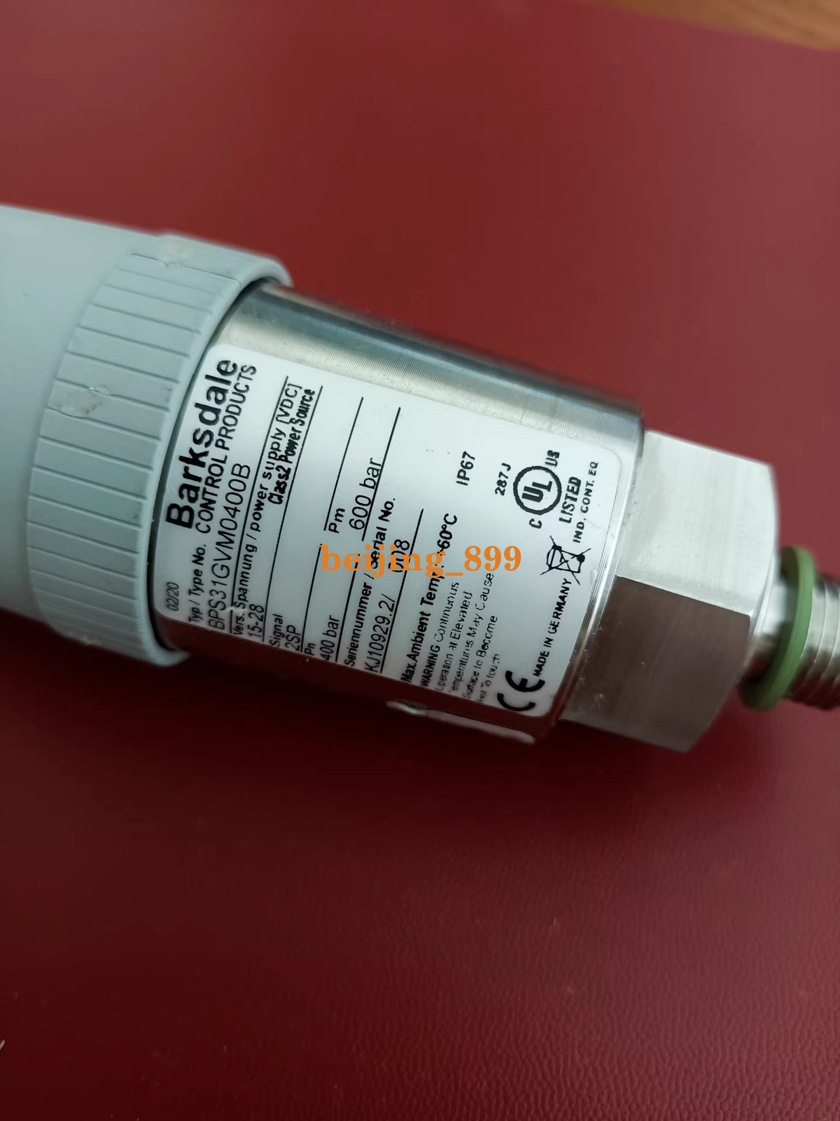 1PC NEW Barksdale Pressure sensor BPS31GVM0400B Fast transportation