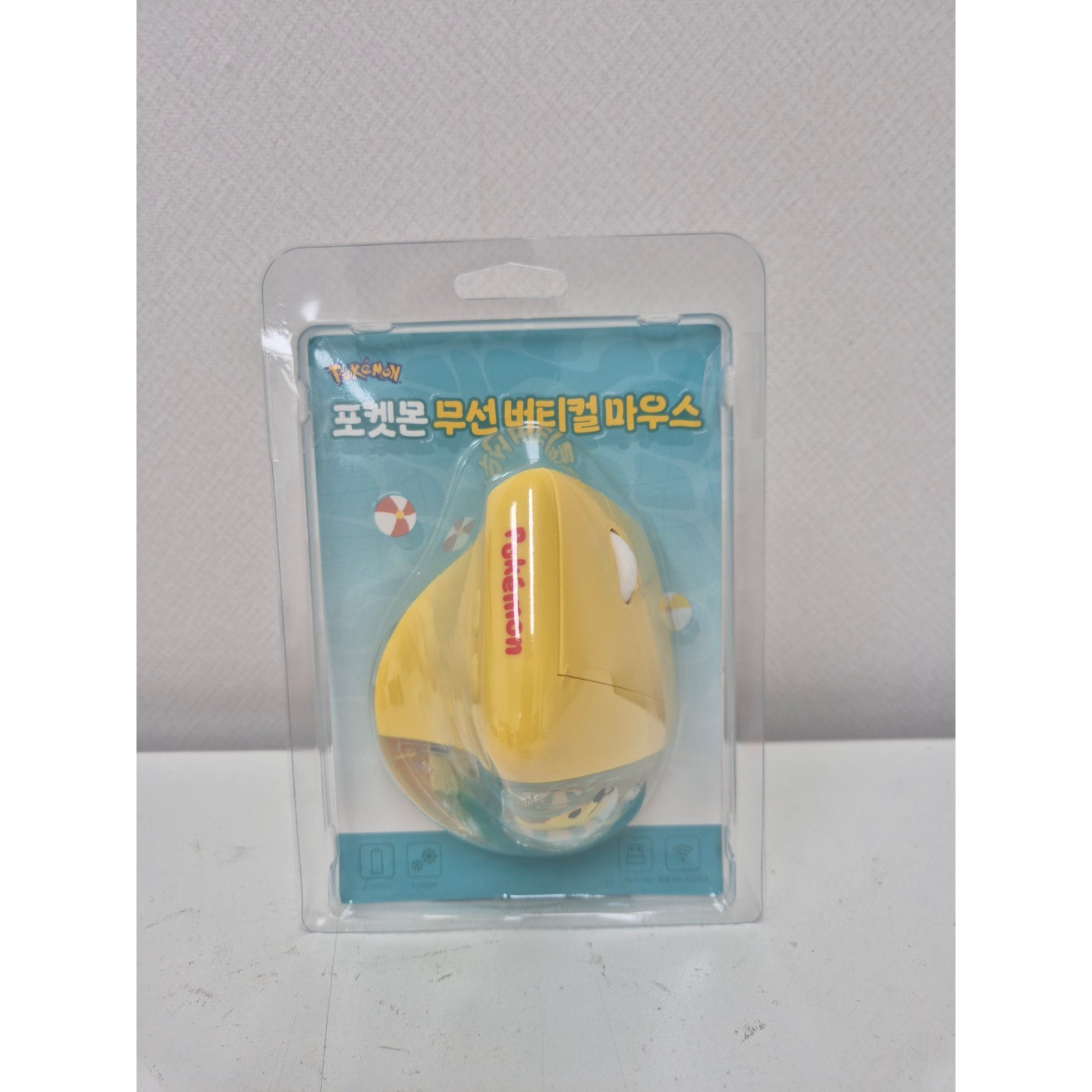 Pokemon Vertical Figure Wireless Mouse Bluetooth 2.4GHz Genuine New