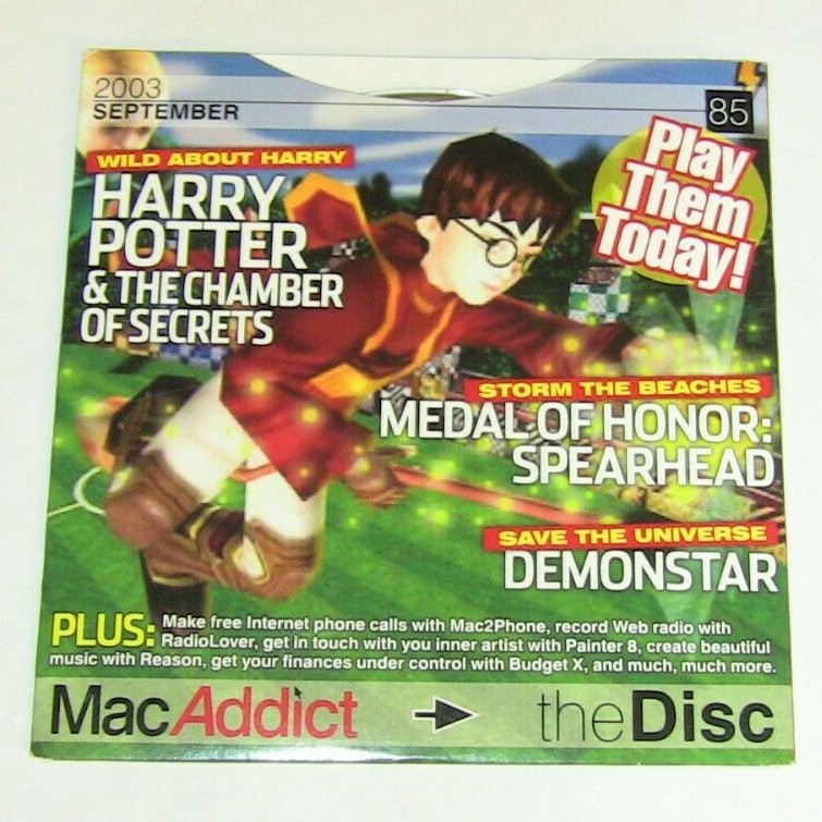 Mac Addict THE DISC (September 2003 - Harry Potter)