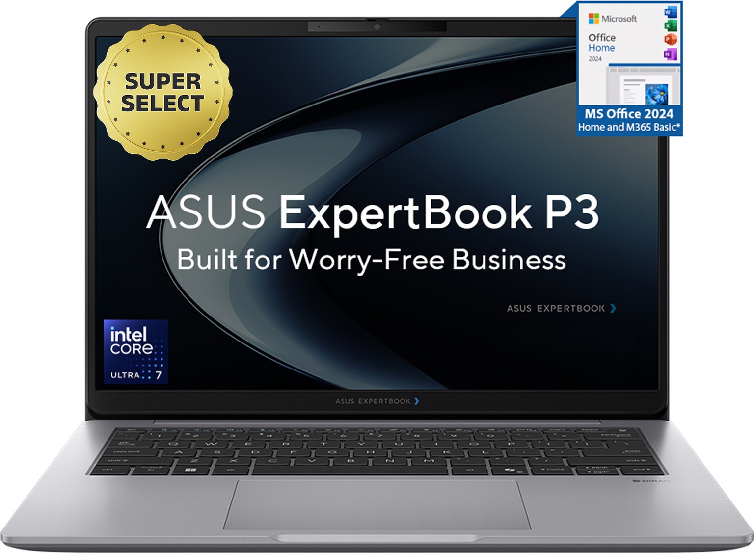 ASUS ExpertBook P3 Intel Core Ultra 7 255H - 16 GB/512 GB SSD/Windows 11 Home