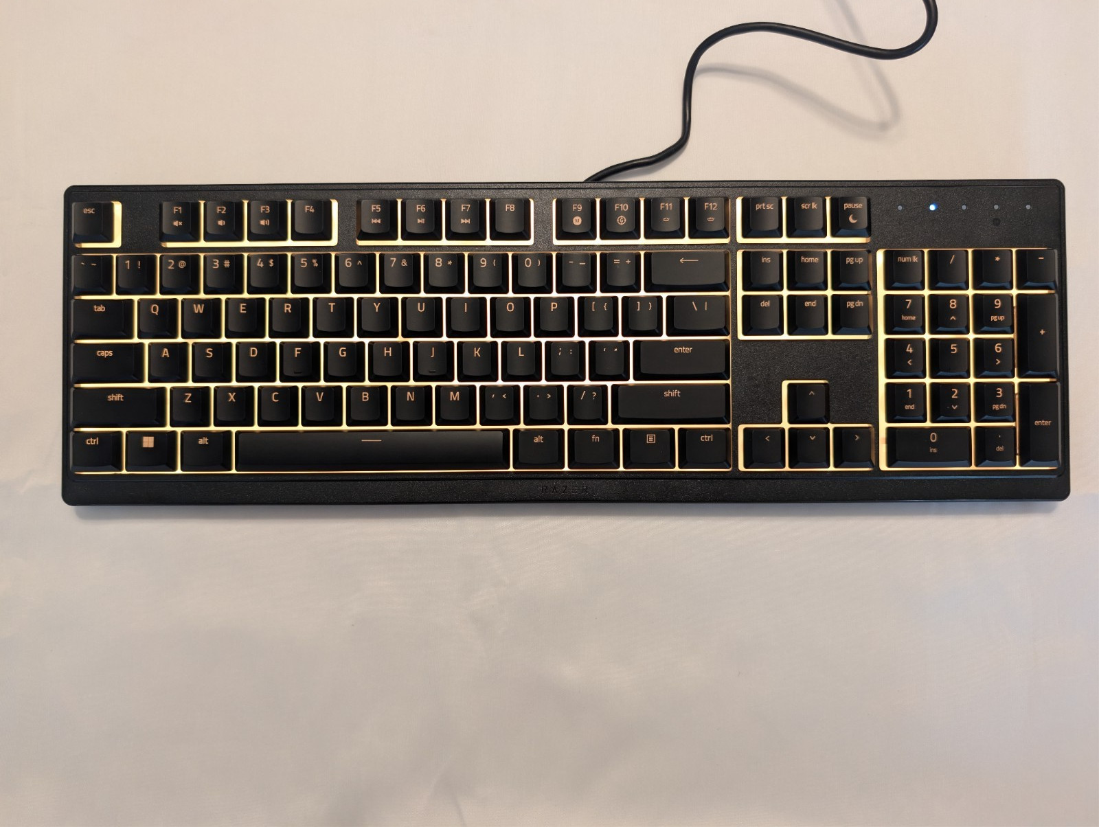 Razer Ornata V3 X Wired Membrane Gaming Keyboard Chroma RGB Black Low Profile