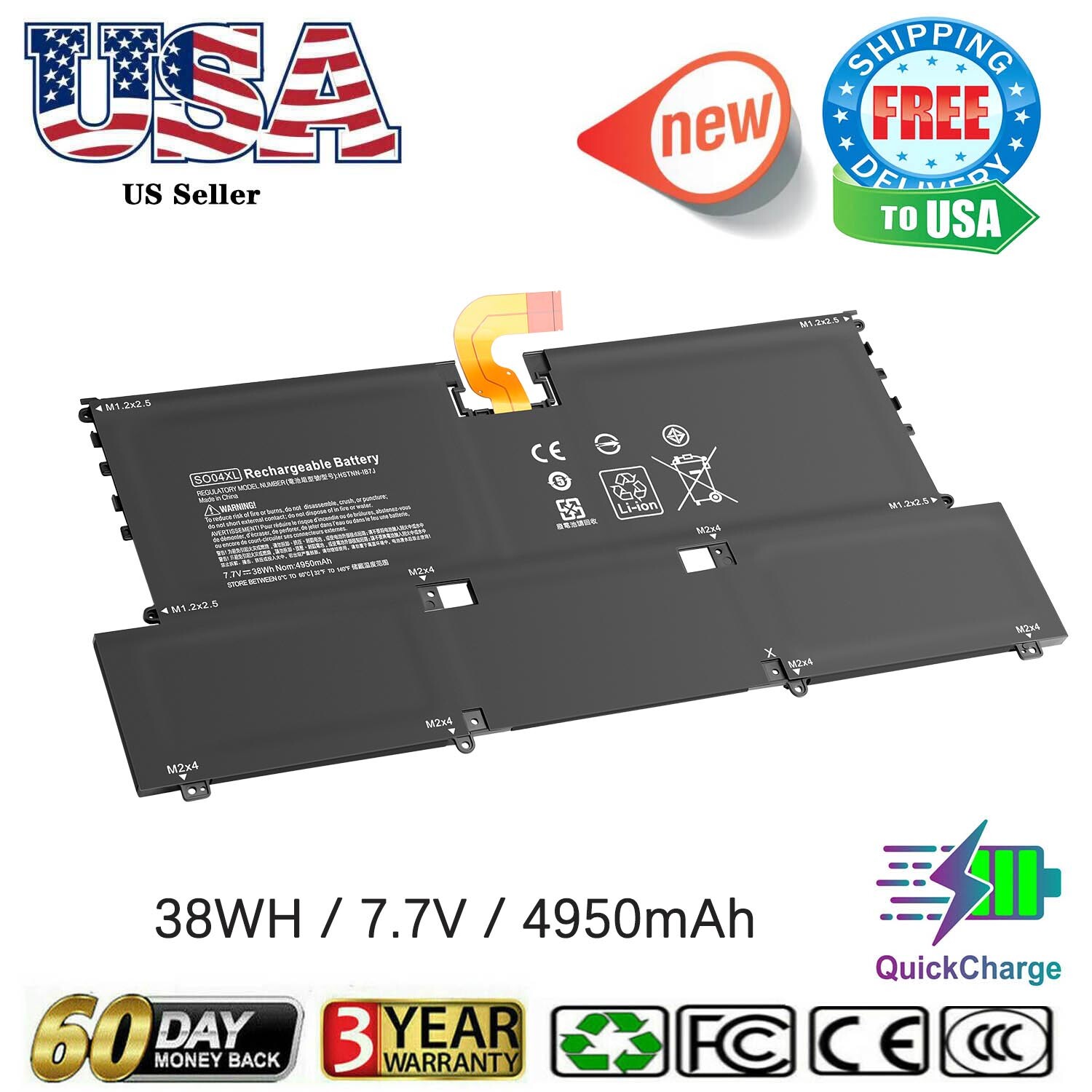 Spare Battery for HP Spectre 13-V010CA 13-V030NG 13-V021NR 13-V011DX 13-V070NW