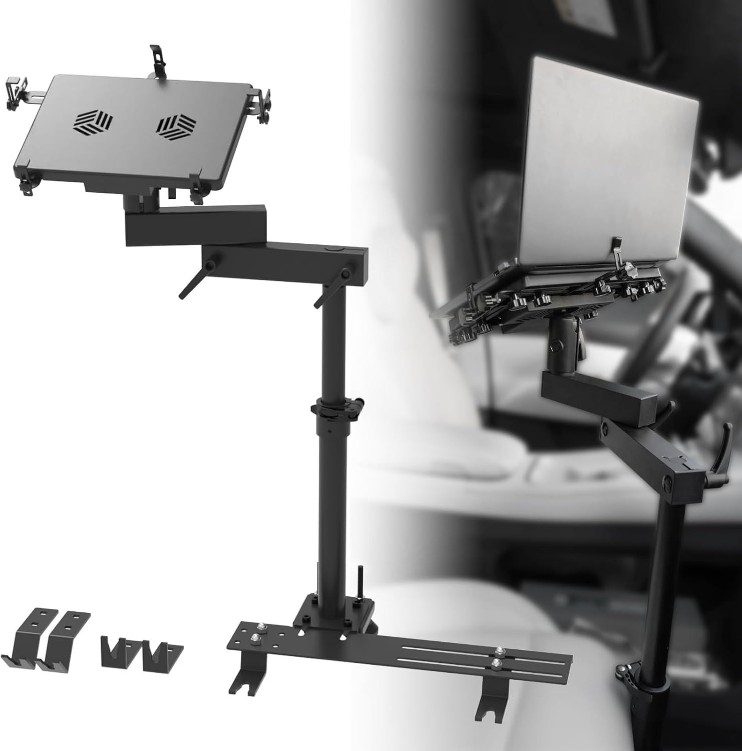 Adjustable Car Truck Vehicle Laptop Mount Stand Holder For Ford Tacoma Chevy Ram