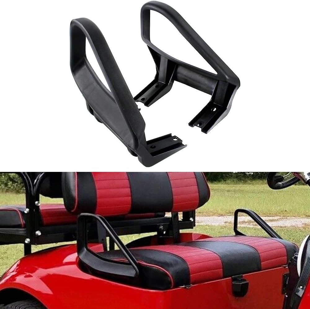 Seat Handle Armrest Hip Restraints Compatible with 1994-up EZGO TXT Gas BLACK 