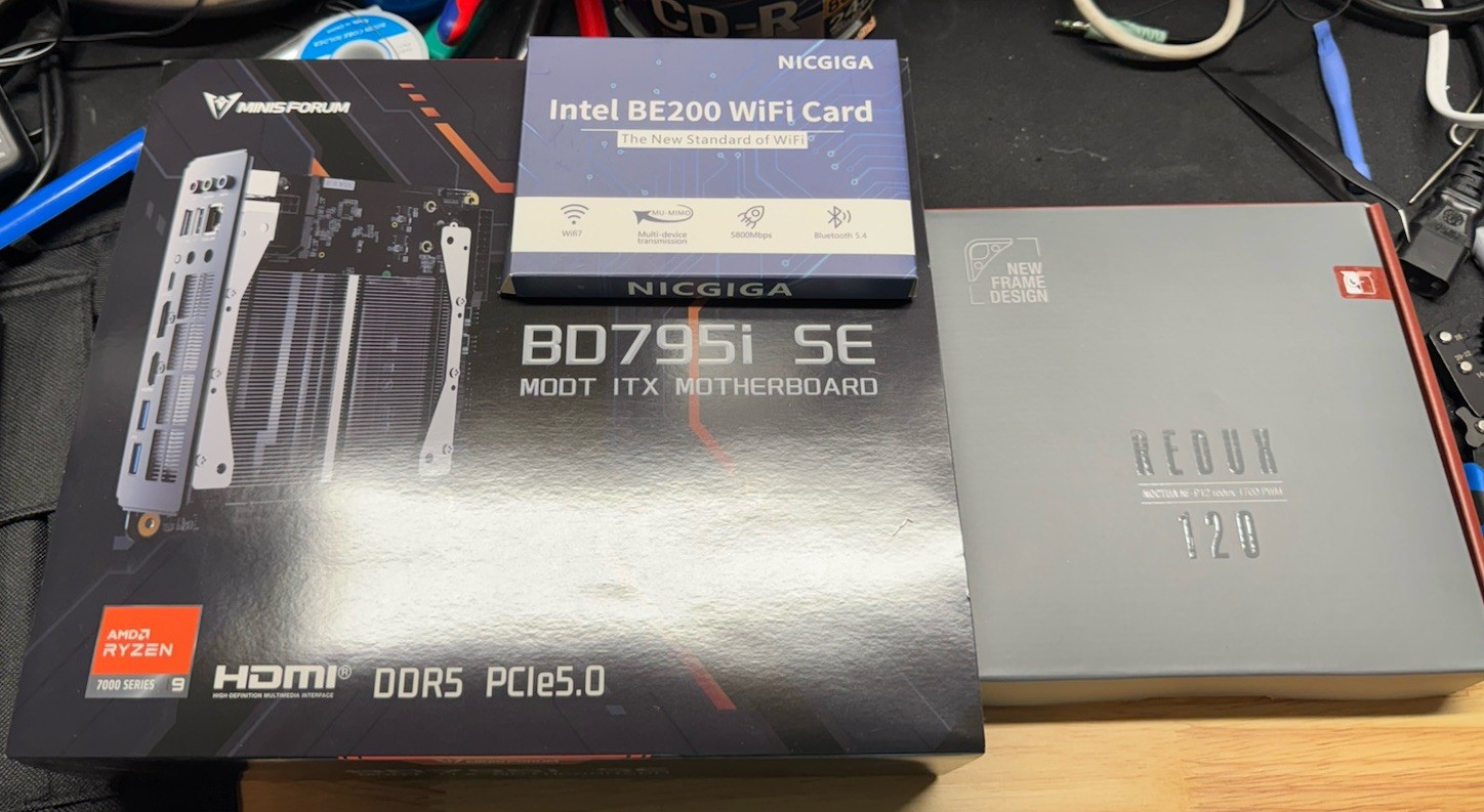 MINISFORUM BD775i SE Mini ITX Motherboard AMD Ryzen 7 7745HX Radeon 610M DDR5 AI