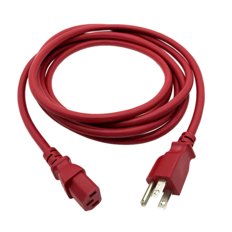 10 Ft Red Power Cable for HP TOUCHSMART 300-1000 300-1000z 300-1007 PC