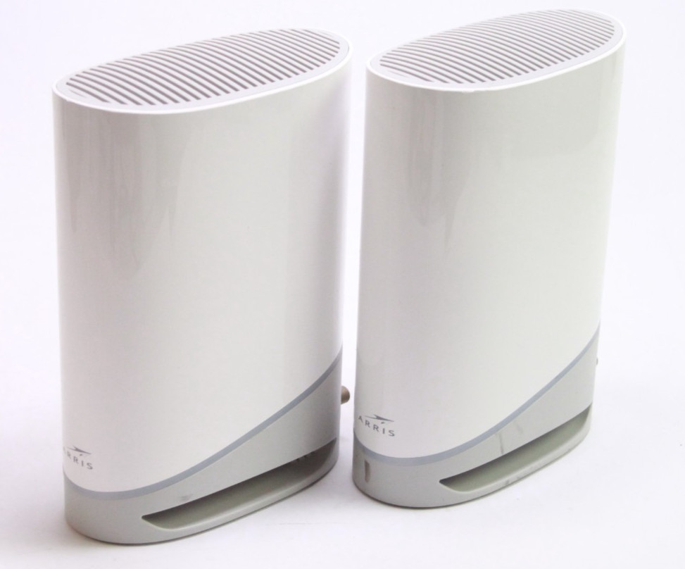 2X Arris DG9450 Wi-Fi Gateway Modem Router White Dual-Band 1200-Mbps 3x READ