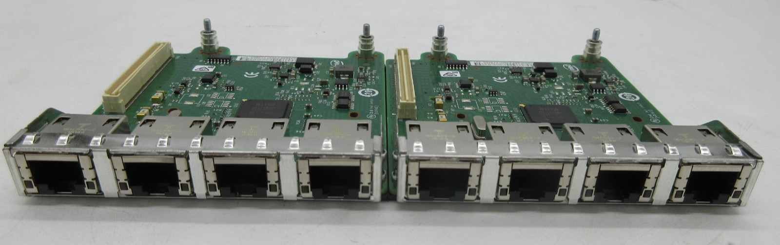 LOT OF 2  Dell INTEL I350-T4 R1XFC Network Daughter Card 0R1XFC