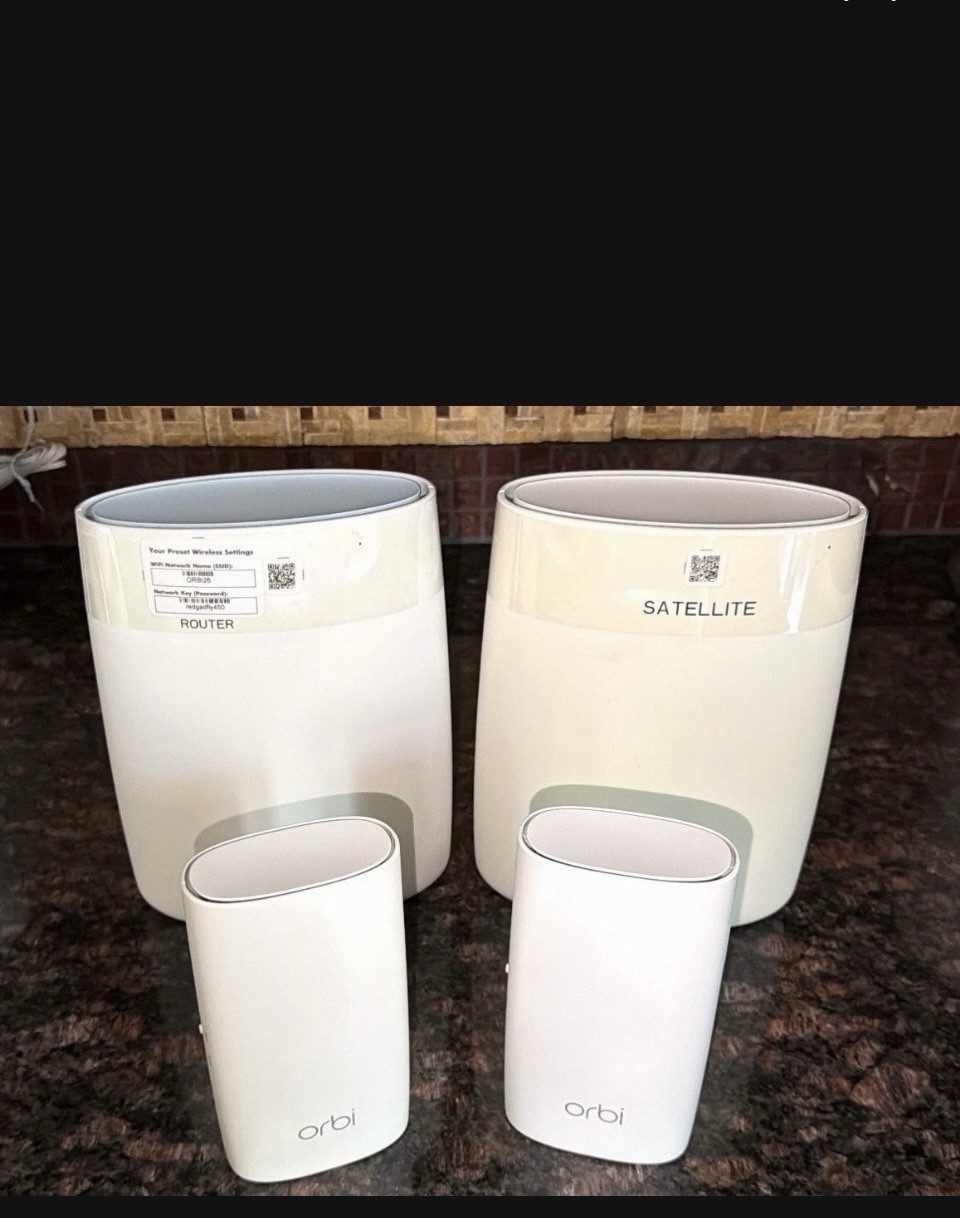 Netgear  Orbi RBS50 Satellite Home Mesh WiFi Tri-band AC3000 Router-Set Of 4