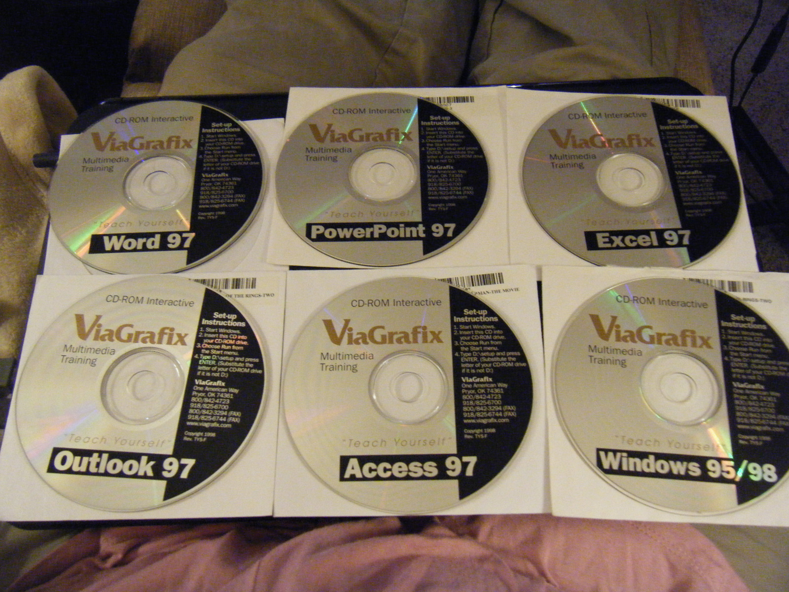ViaGrafix Training: Teach Yourself Windows Excel Outlook PowerPoint Word Access