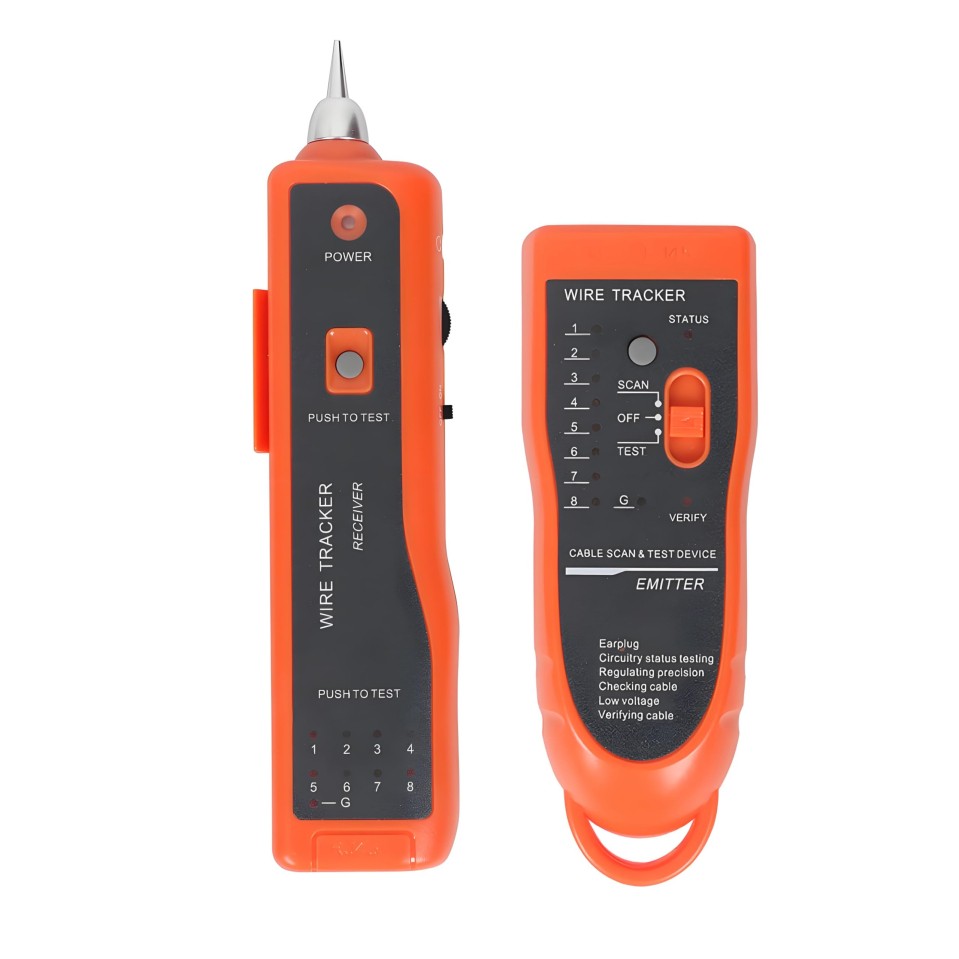 Goeco Ethernet Network Toner RJ11 RJ45 Network Cable Tester LAN Wire Tracker Fin