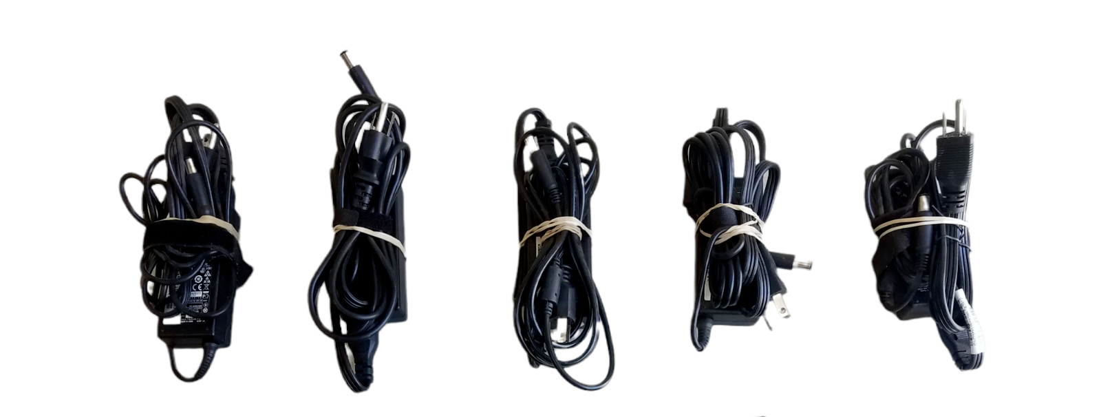 LOT OF 5  DELL 65W PA-12 4.5mm AC Adapter Charger LA65NS2-01 6TM1C "small tip"