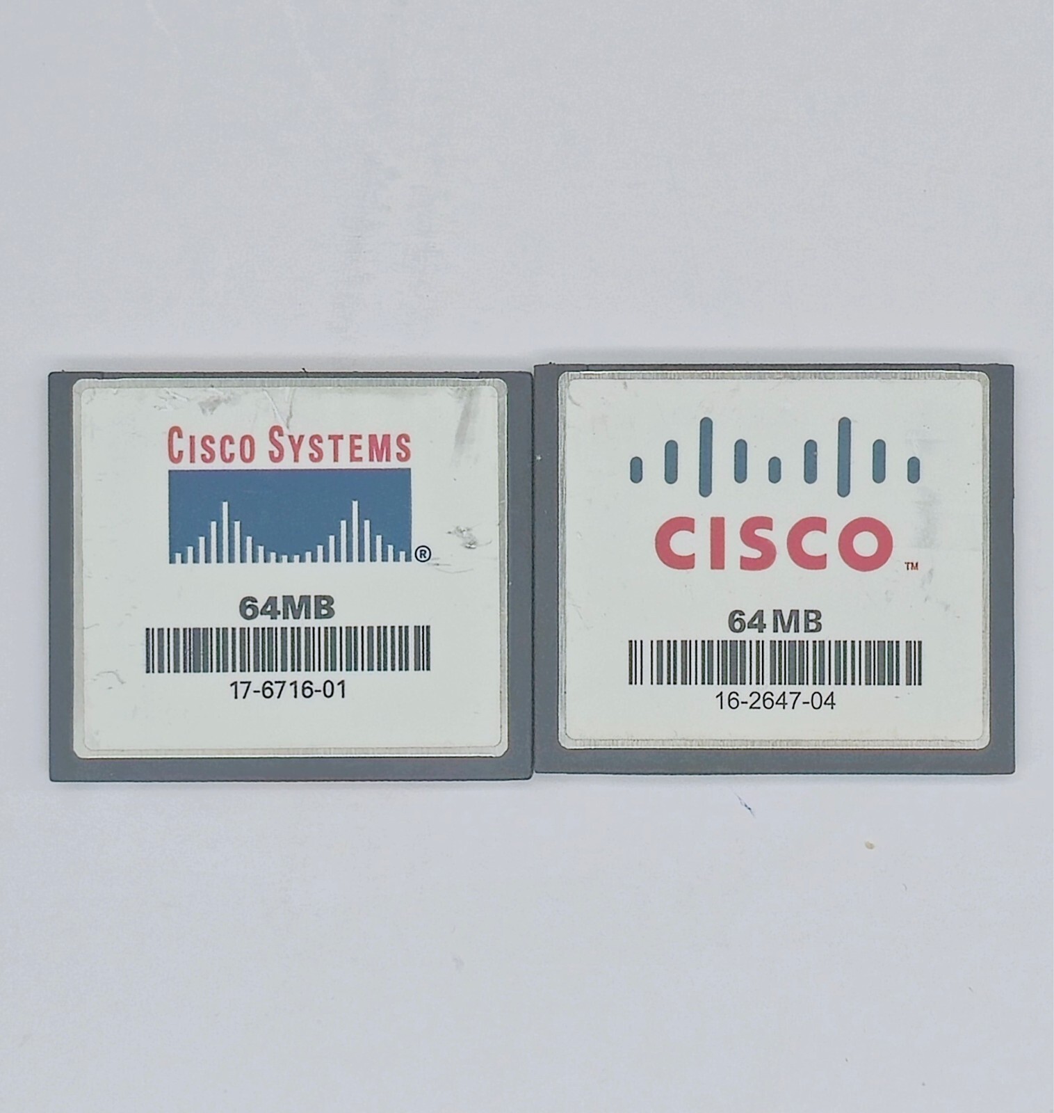 Cisco 64MB Flash Card 16-2647-02 Compact Flash x2 (Lot of 2)