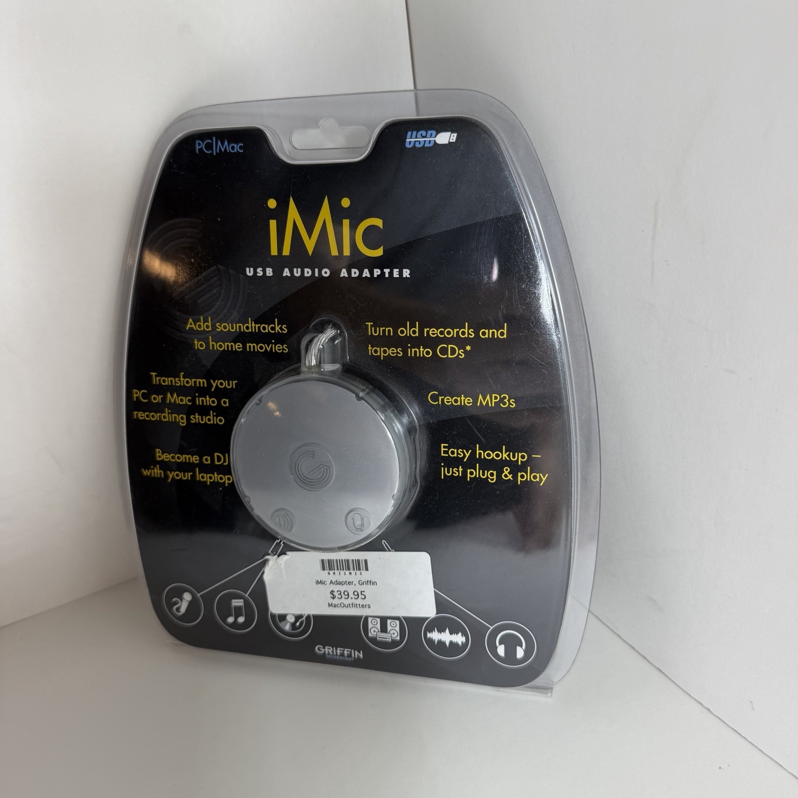 Griffin iMic USB Audio Adaptor MAC  PC Sealed