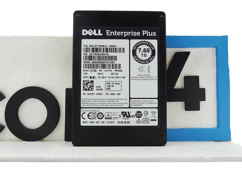 SAMSUNG MZILS7T6HMLS 7.68TB SAS 12GBPS PM1633a 2.5in SSD