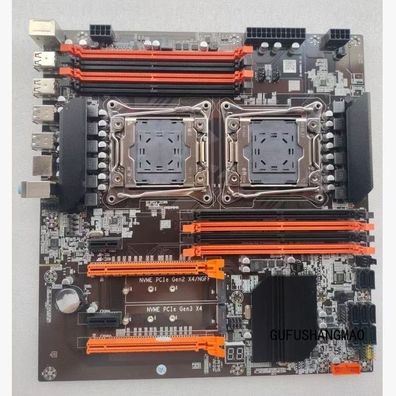 X99-9D4 Motherboard LGA 2011-3 DDR4 256GB M.2 NVME SATA3.0 for Xeon E5 V3 V4 NEW