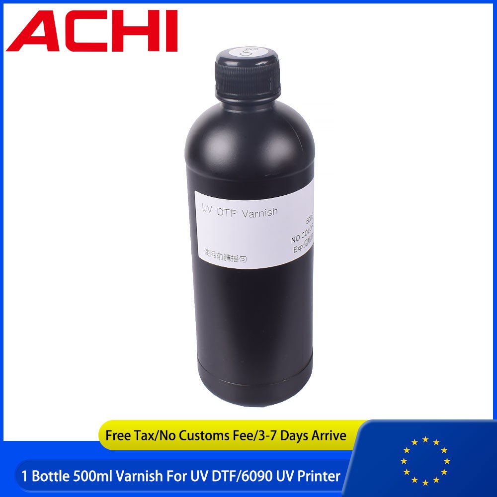 500ml Varnish For AB Film Stickers Epson XP600 XP800 Nozzle UV DTF Printer Ink