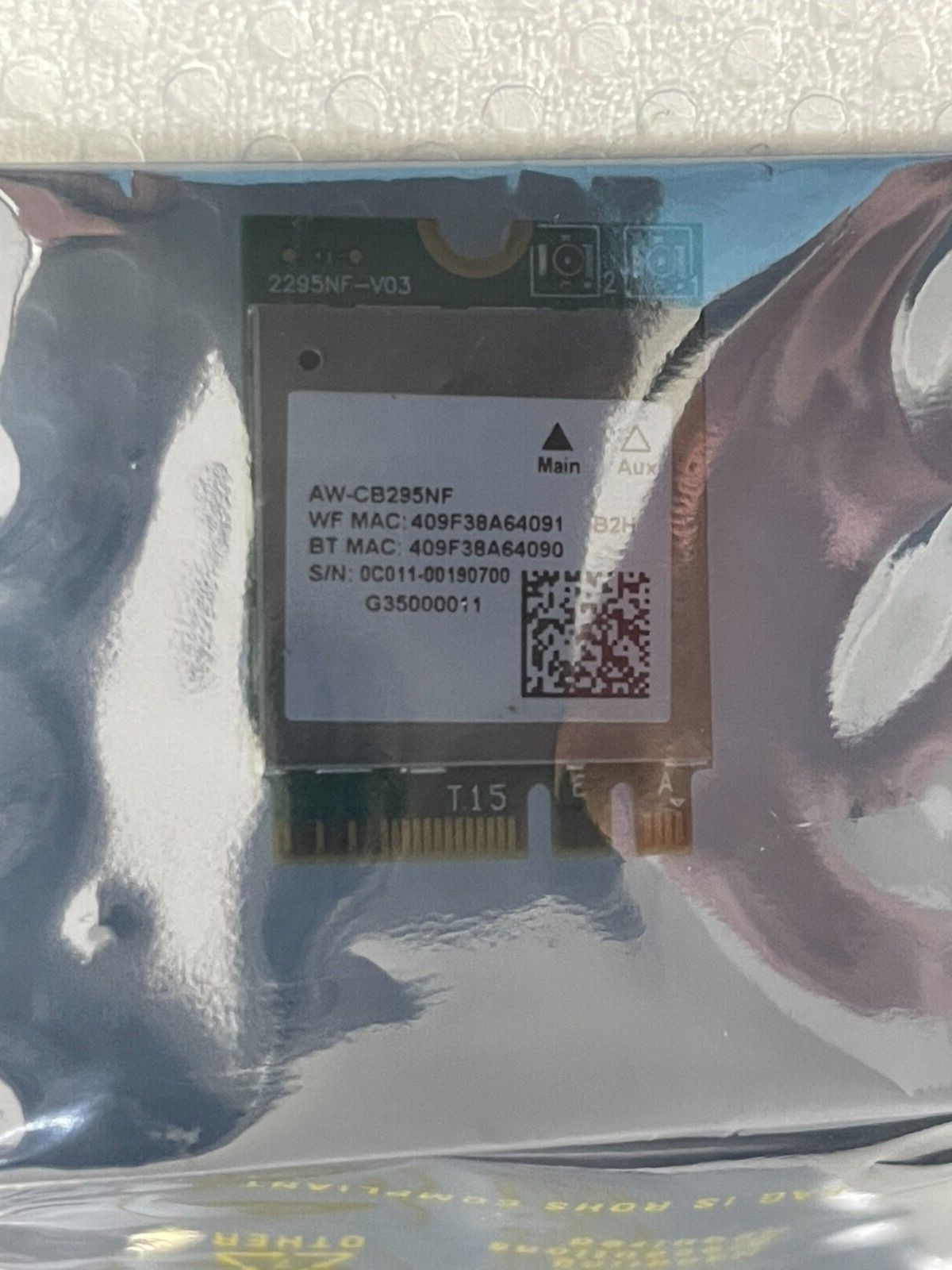 Asus Realtek RTL8822BE 802.11AC/ABGN BT 4.2 NGFF AW-CB295NF