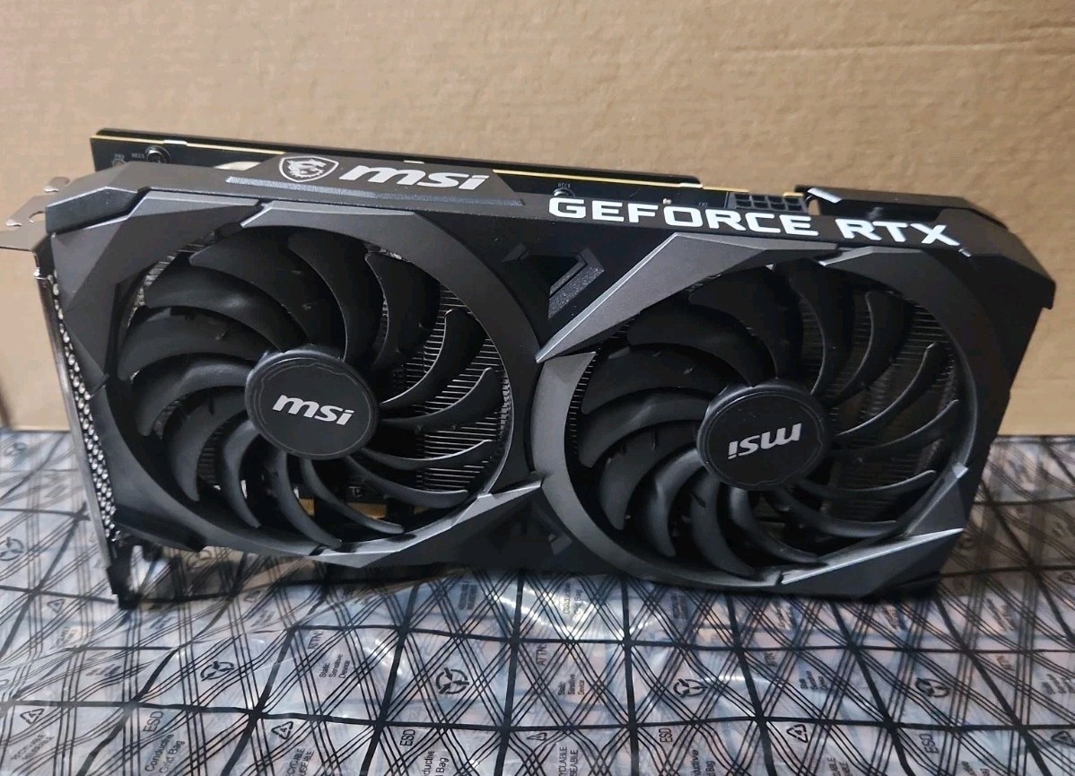 MSI GeForce RTX 3060 VENTUS 2X 12G OC 12GB Dual Fan Heatsink GPU