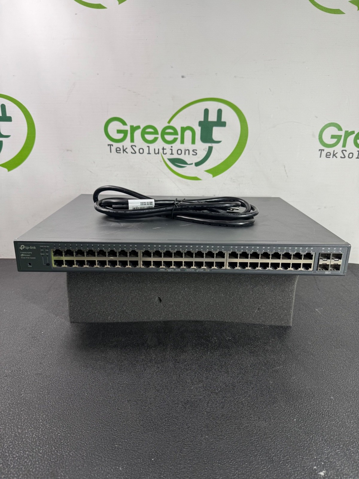 TP-Link T1600G-52PS JetStream 48-Port Gigabit Smart PoE+ Switch 4 SFP - NO RACK