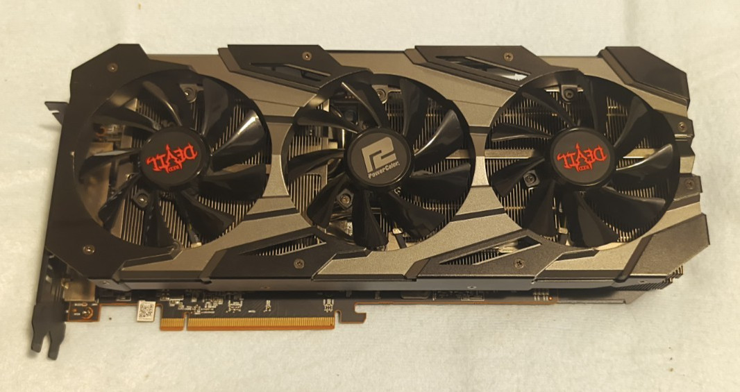 PowerColor Red Devil RX 5700 XT AMD Radeon Full RGB– Serviced, Tested