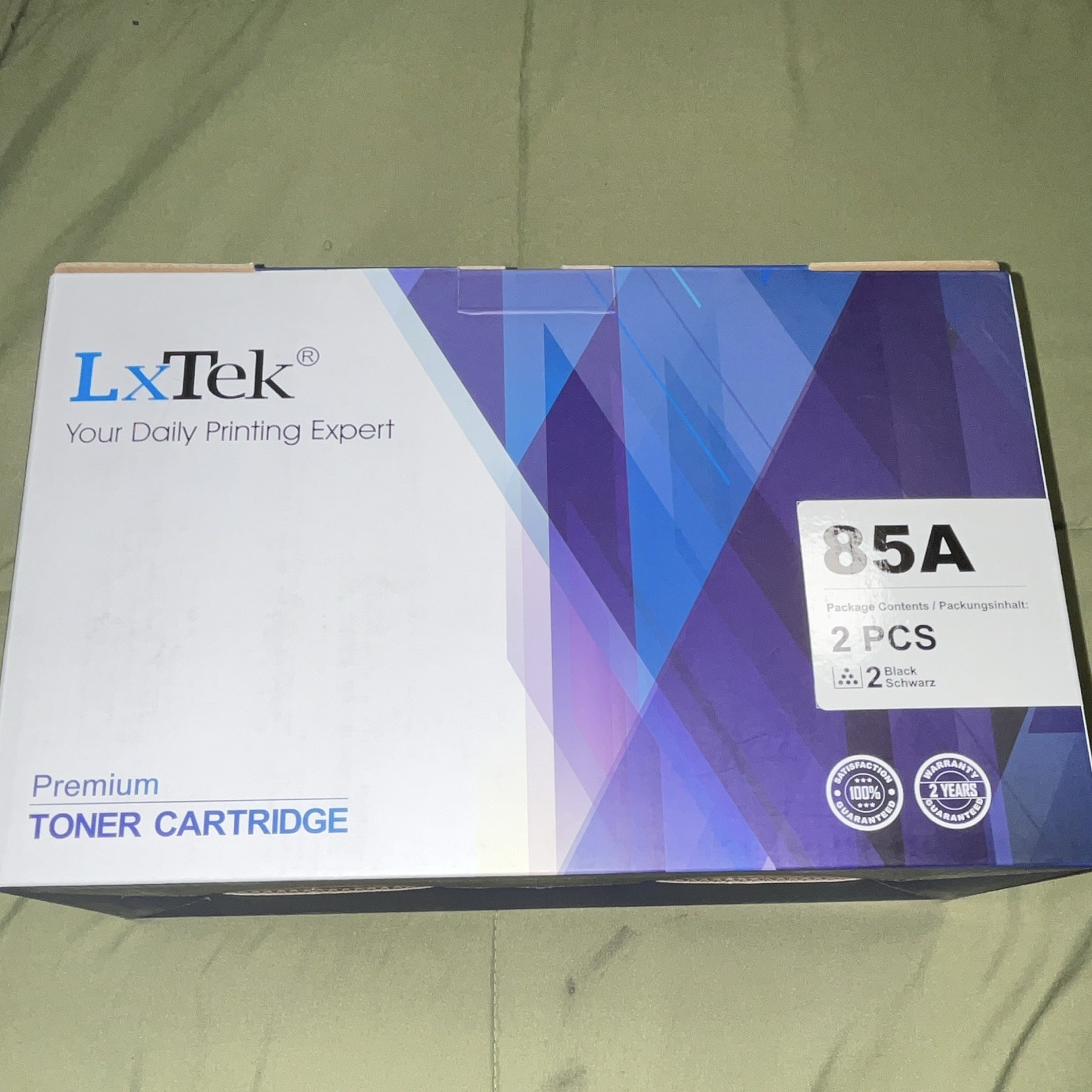 LxTek 85A Premium Laser Toner Cartridges 2-Pack (2 PCS), Black