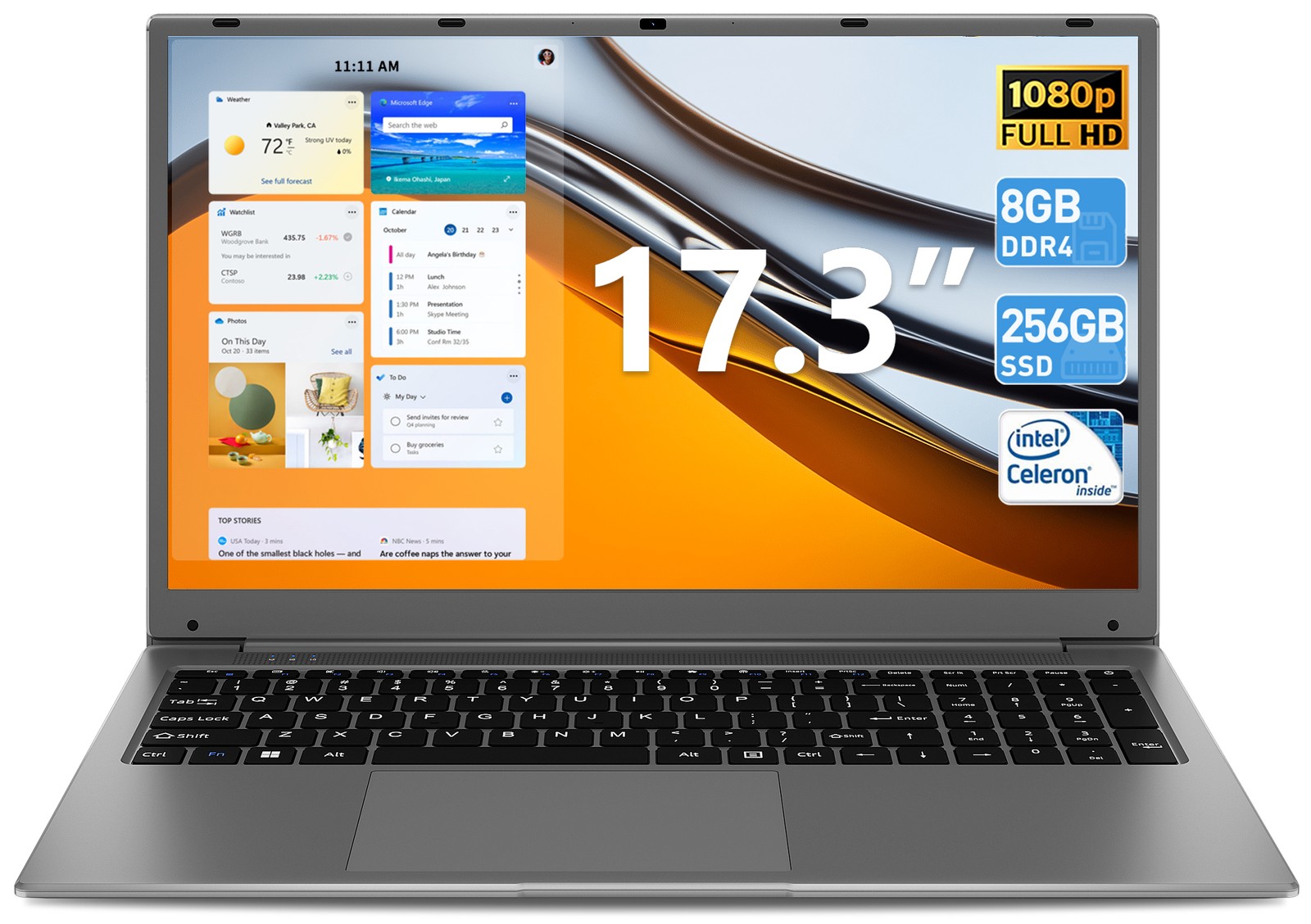 2026 SGIN Laptop Notebook 17.3 Intel Processor Up to 8GB RAM 256GB SSD