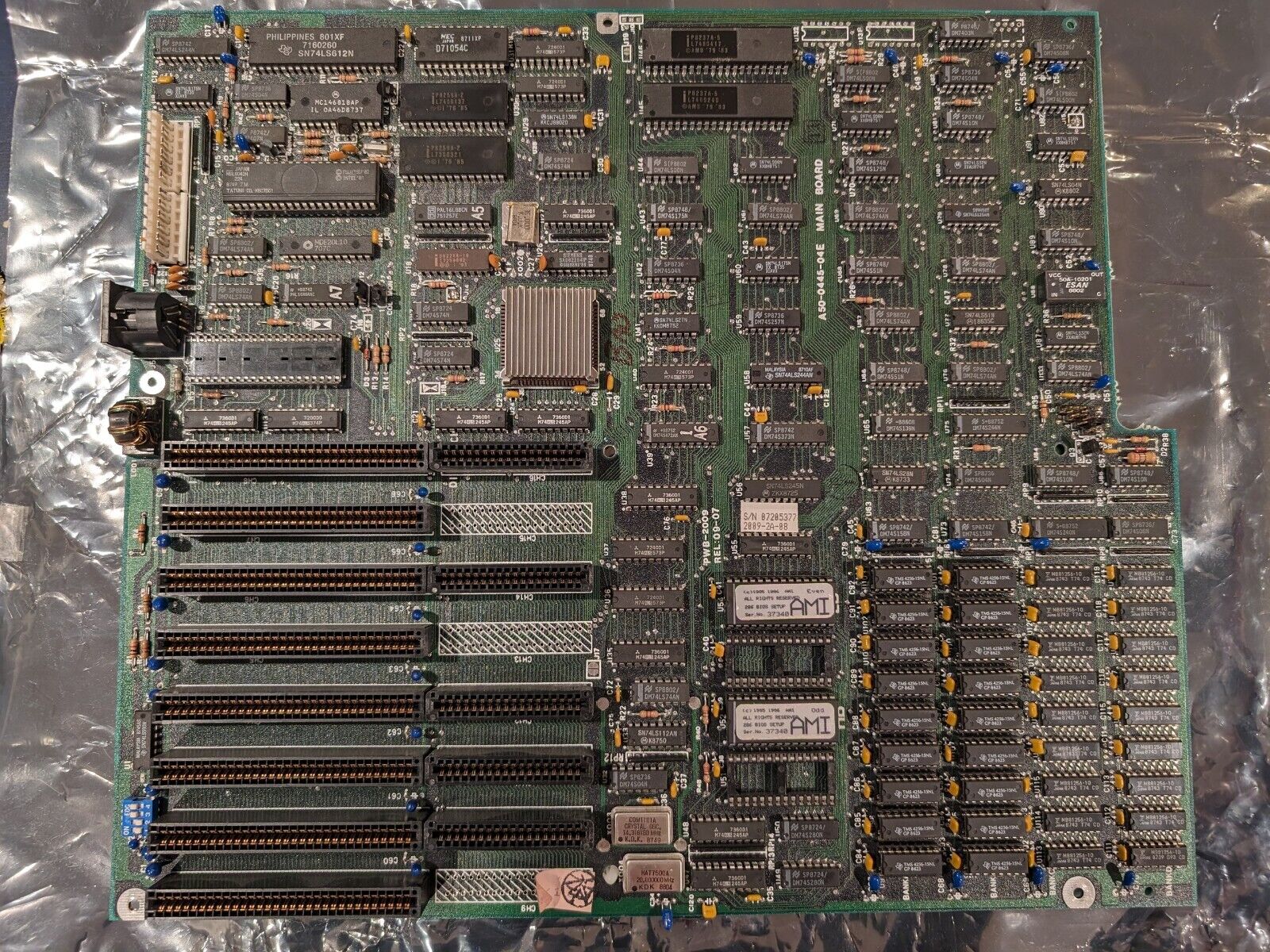 Vintage Intel 80286 10 Mhz motherboard PWB-2009