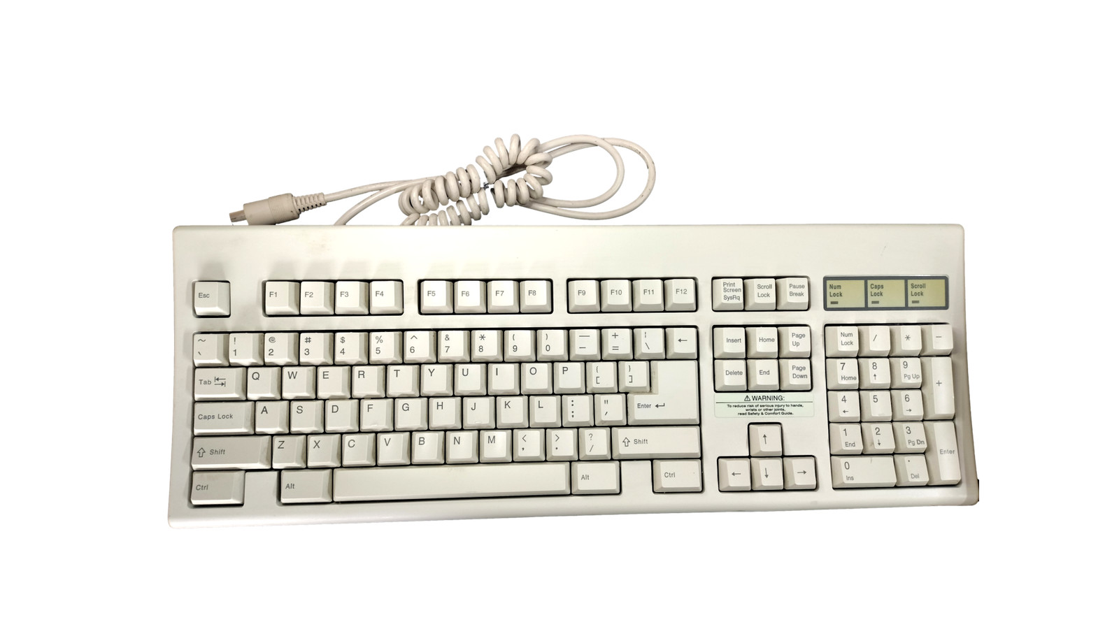Vintage Sejin Electron SKR-1033 5-Pin DIN Keyboard
