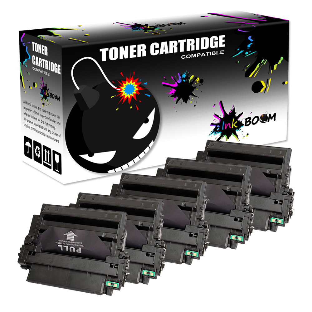 5 Black Toner Cartridges replace for HP Q6511X 11X LaserJet 2410 2410n Printer
