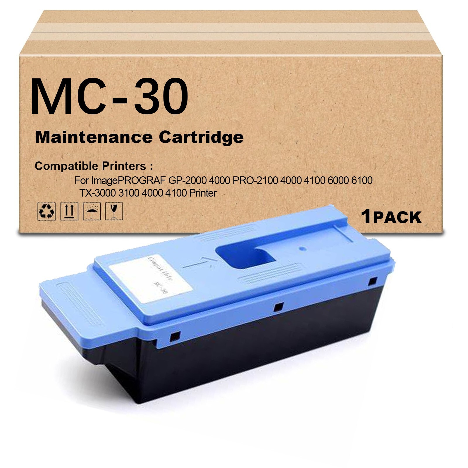 1 Pack MC_30 Maintenance Cartridge Compatible for ImagePROGRAF GP-2000 4000