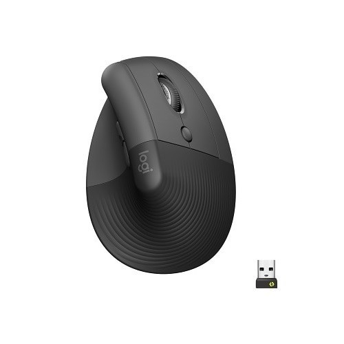 Logitech Lift for Business Vertical Ergonomic Mouse - Graphite NEW