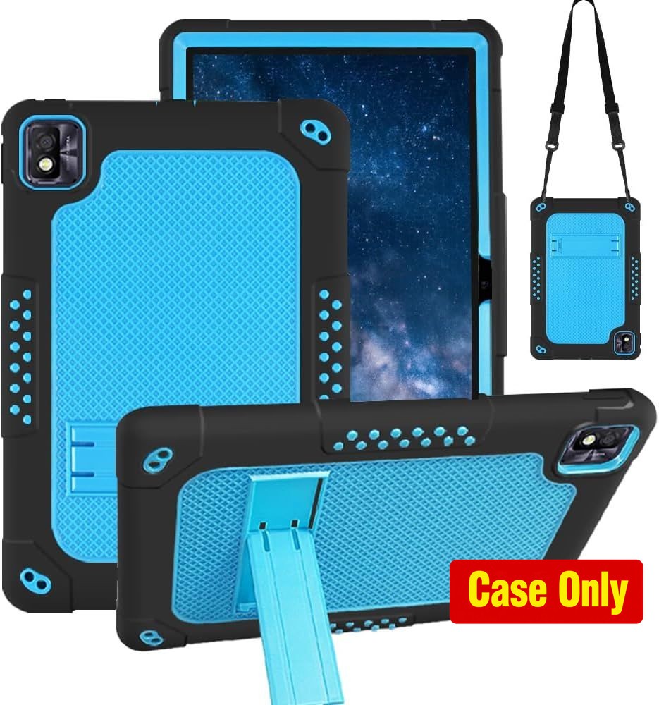Case for TCL Tab 10 5G - Shockproof Hybrid Protective Case with Shoulder Strap