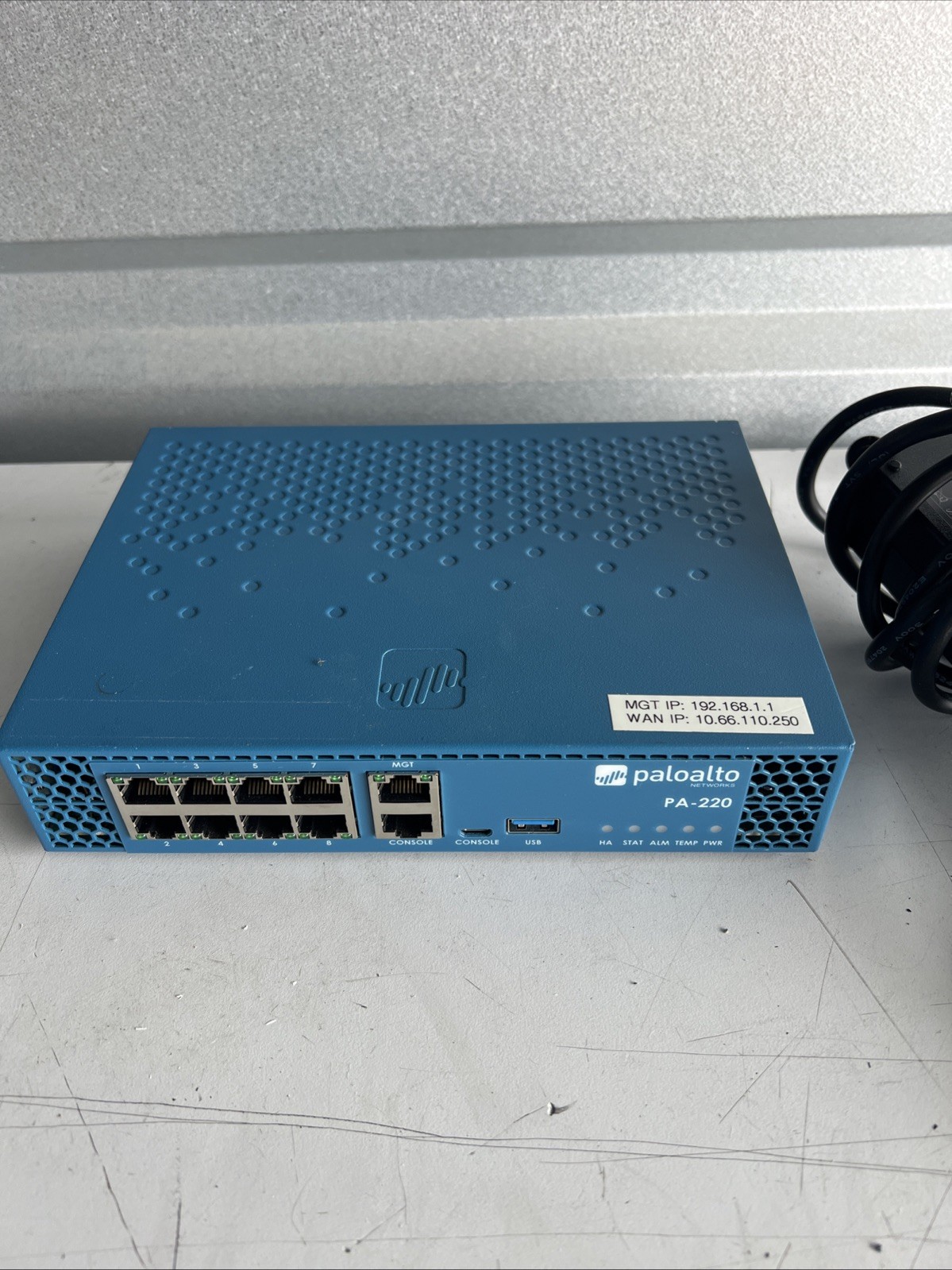 U88161 Palo Alto Networks PA220 Network Security Appliance PN PANPA220 G2U