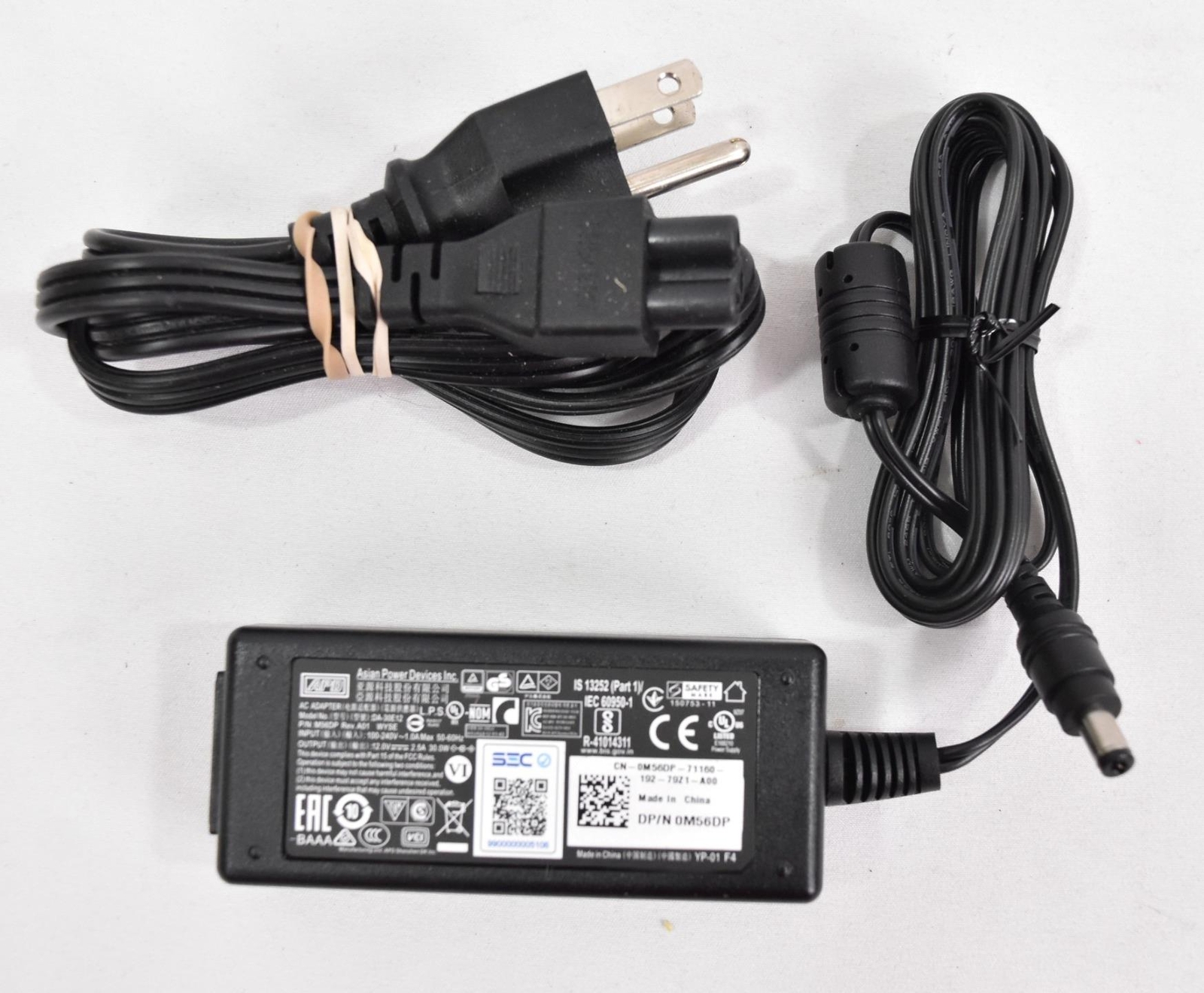 APD Asian Dell Wyse Thin Zero Client 12V 2.5A Power AC Adapters M56DP DA-30E12